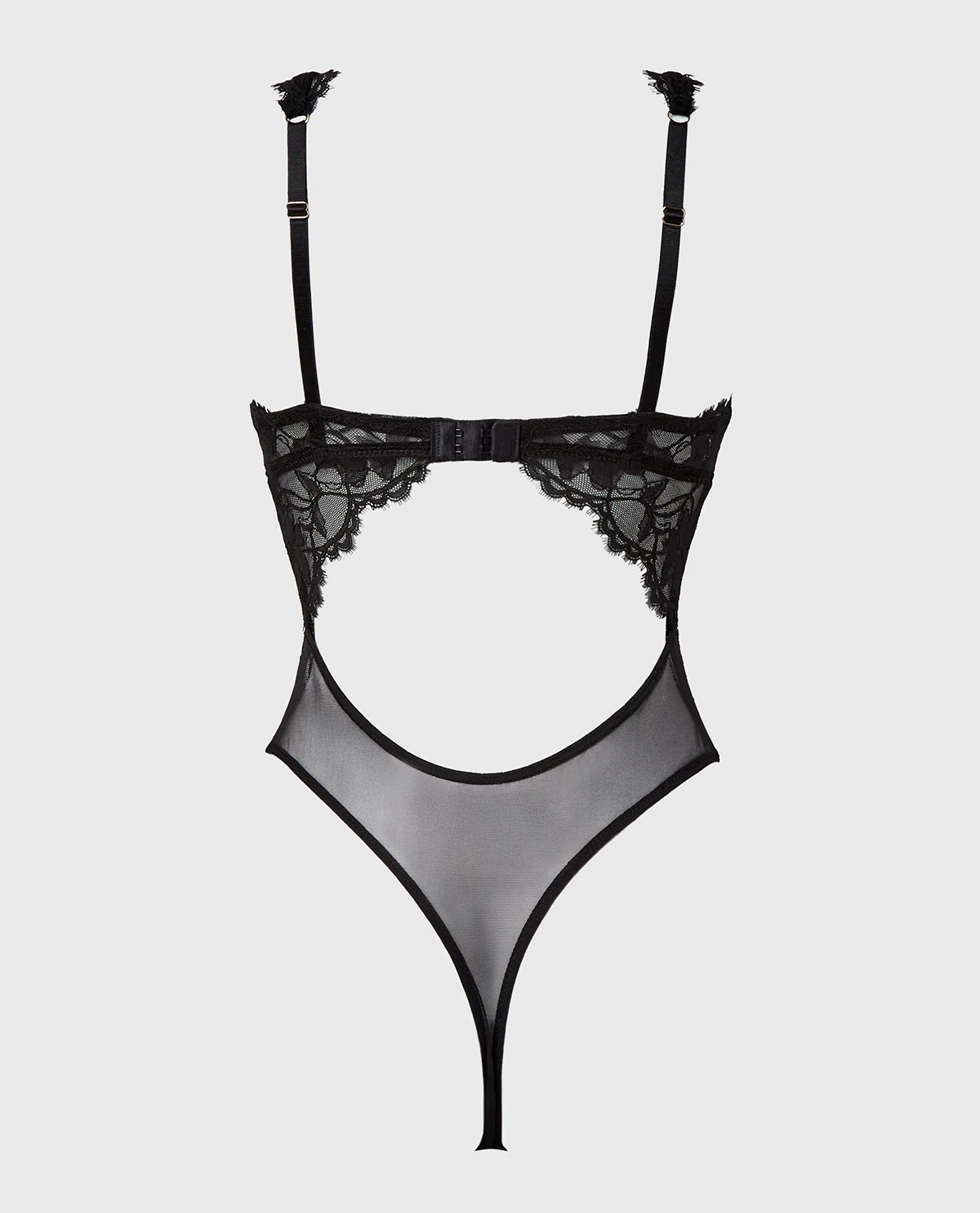 Afterglow Lace Bodysuit with Removable Pads in Tuexdo Black - Image 5