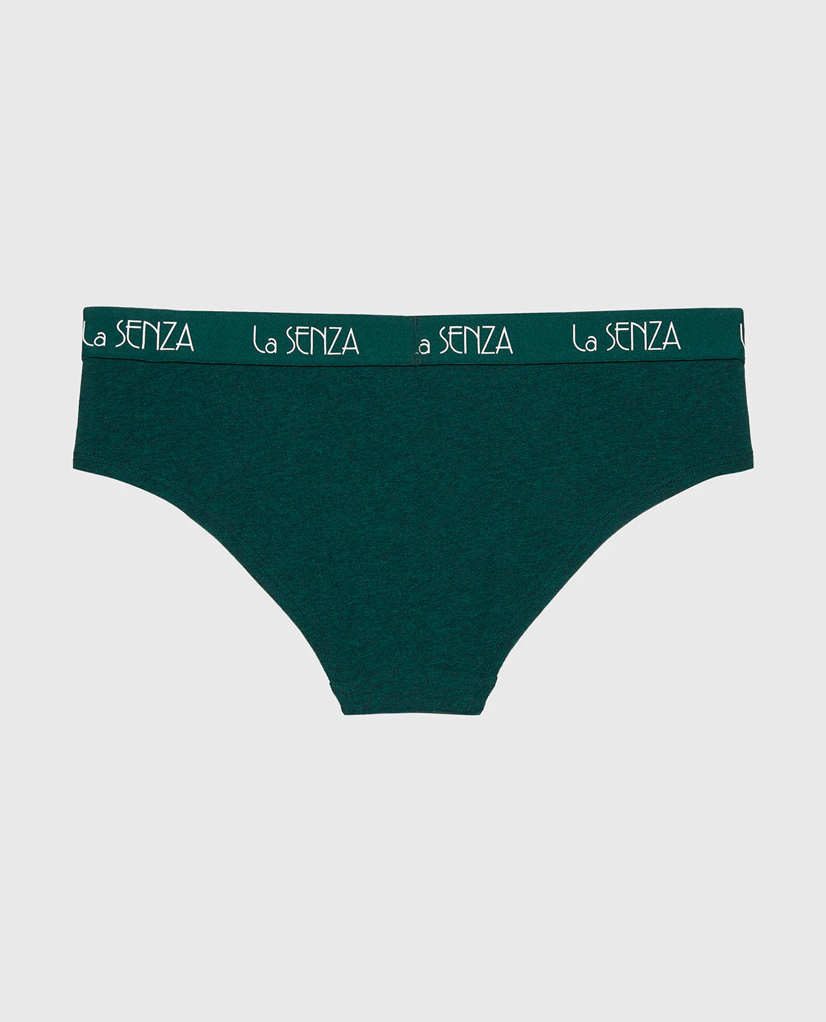 Art Deco Logo Hipster Panty in Emerald Green Heather - Image 5
