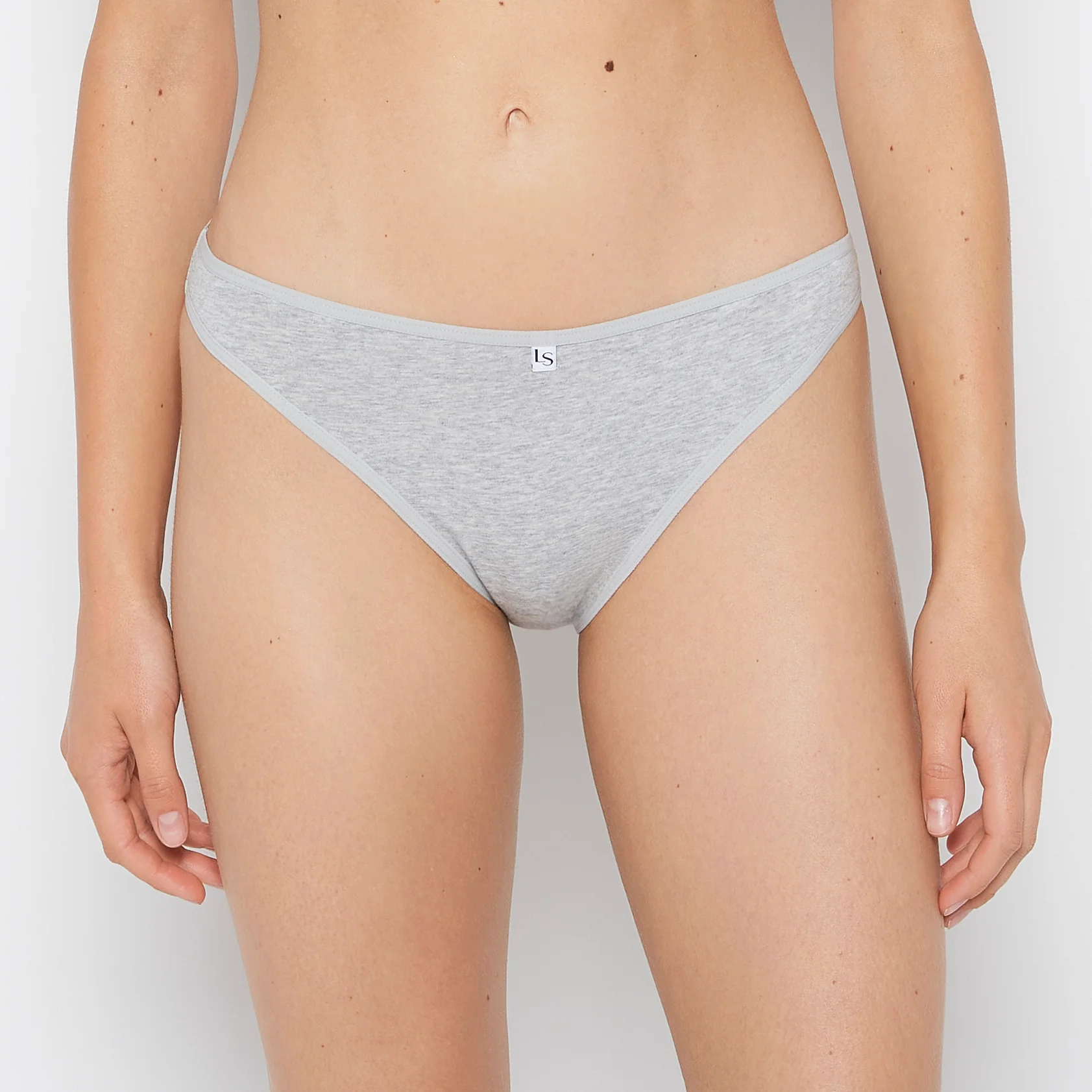 Bikini Panty in Cool Gray Heather
