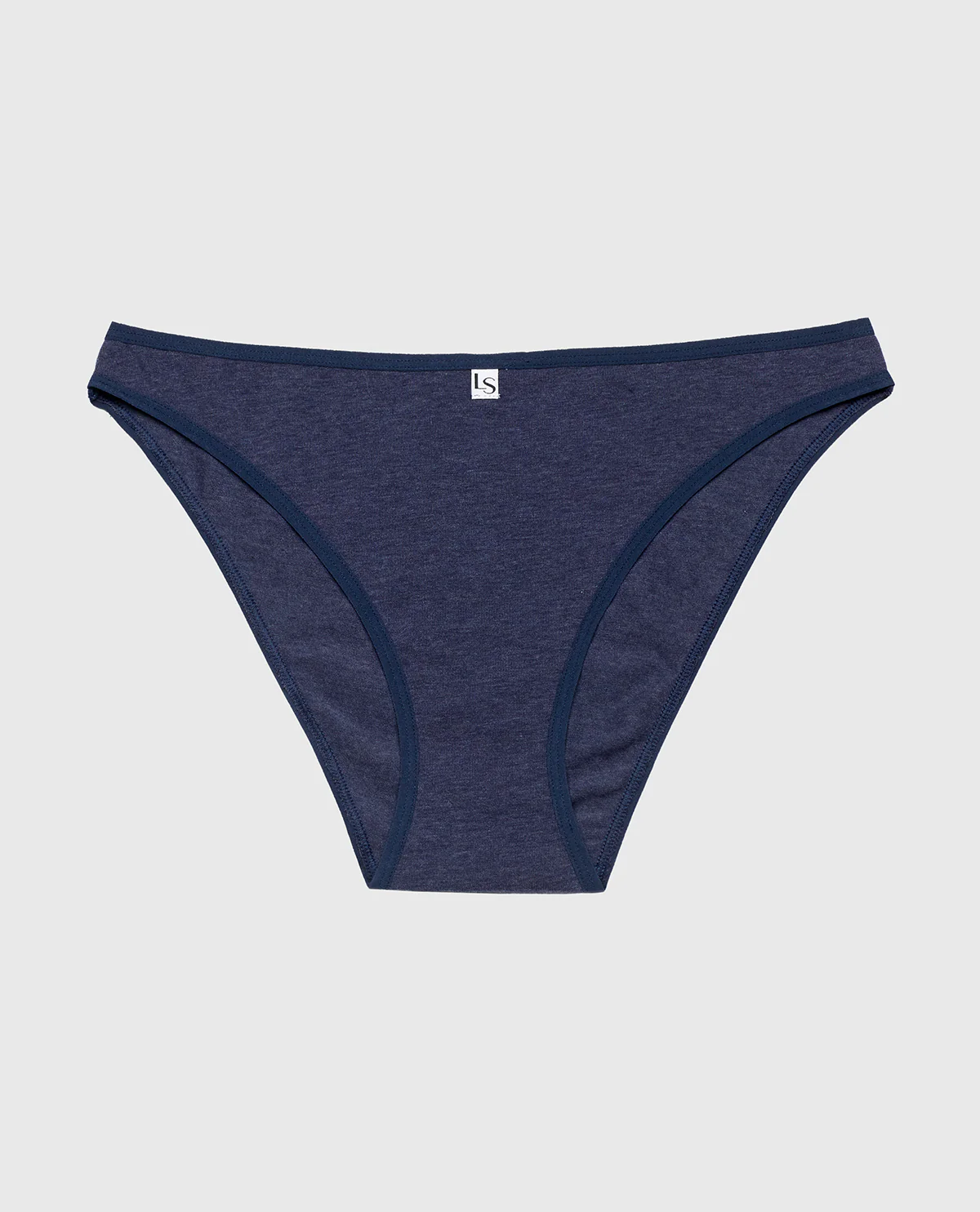Bikini Panty in Dark Navy Heather - Image 4