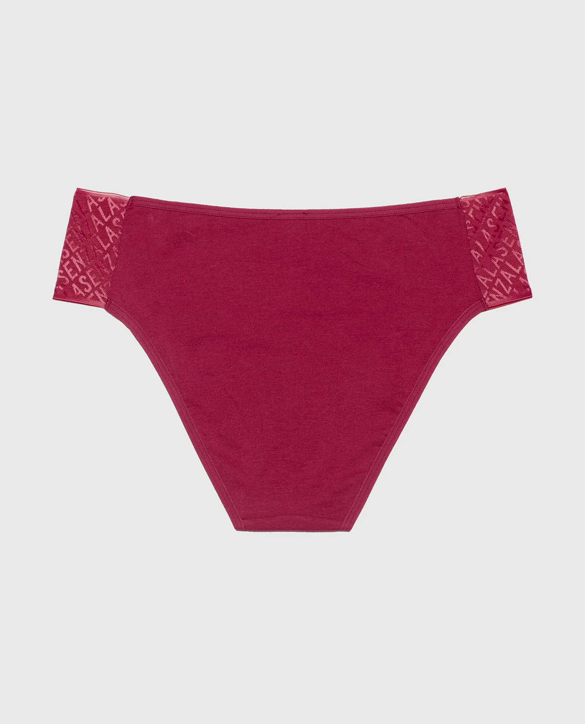 Bikini Panty with Logo in Beaujolais - Image 5