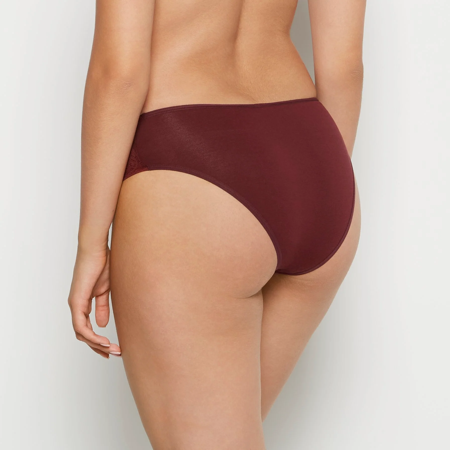 Bikini Panty with Logo in Russian Ruby - Image 3
