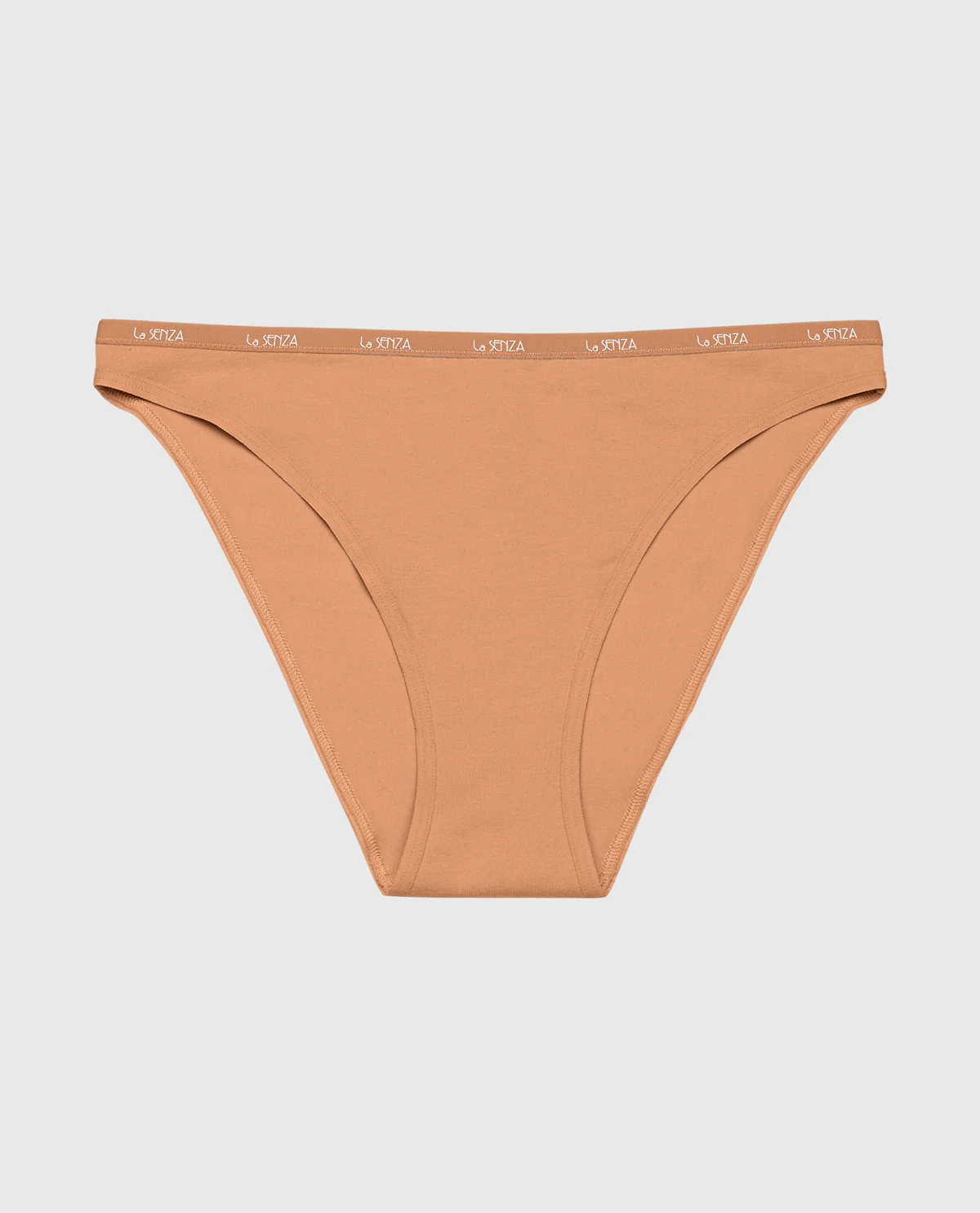 Bikini Panty with Logo Trim in Cork - Image 4