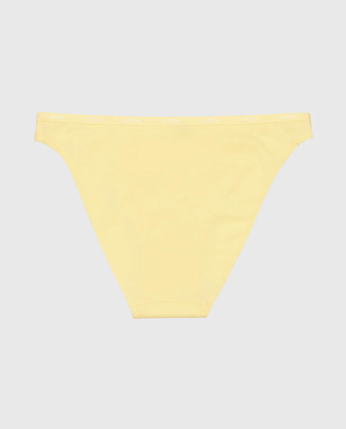 Bikini Panty with Logo Trim in Mellow Yellow - Image 5