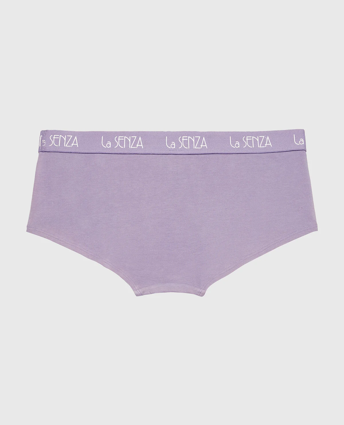 Boyshort Cotton Panty with Art Deco Logo Band in Purple Haze - Image 5