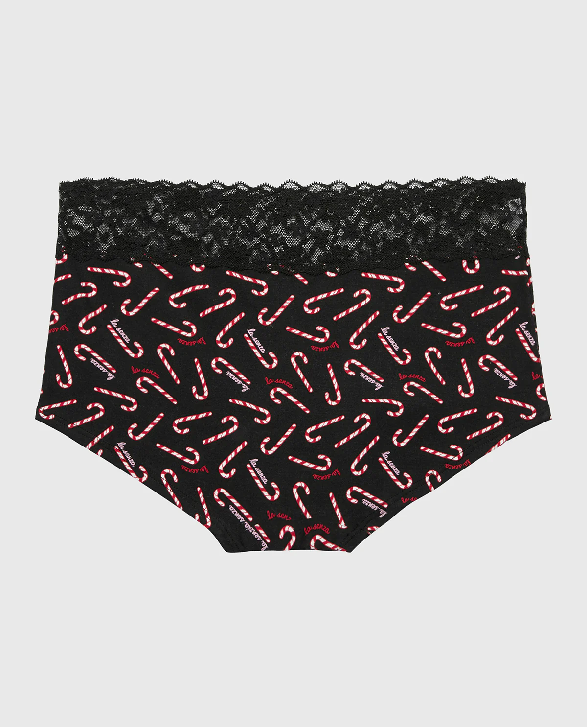 Boyshort Panty in Cute Candy Canes - Image 5