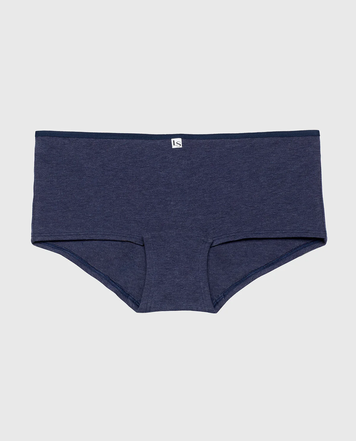 Boyshort Panty in Dark Navy Heather