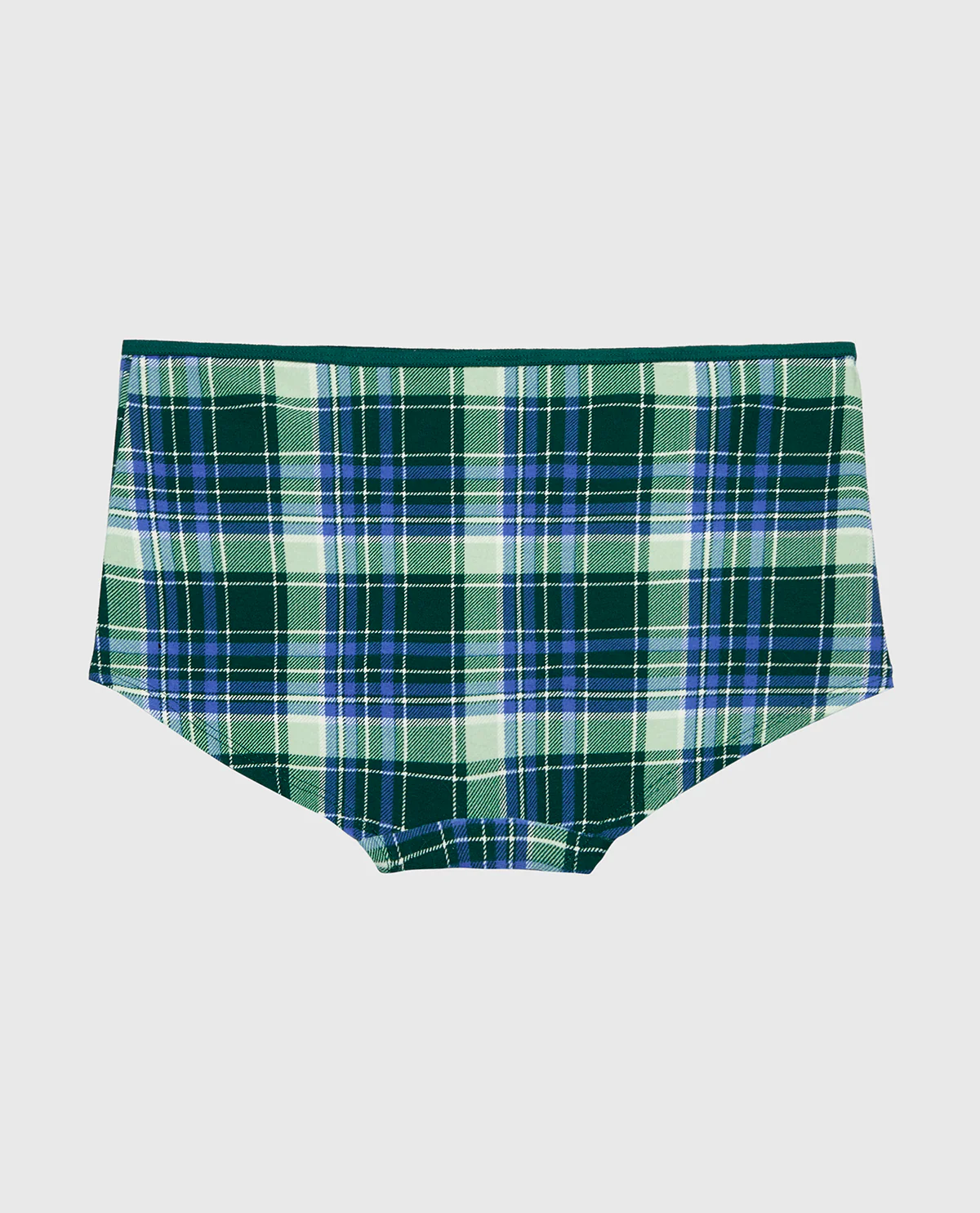 Boyshort Panty in Evergreen Plaid - Image 5