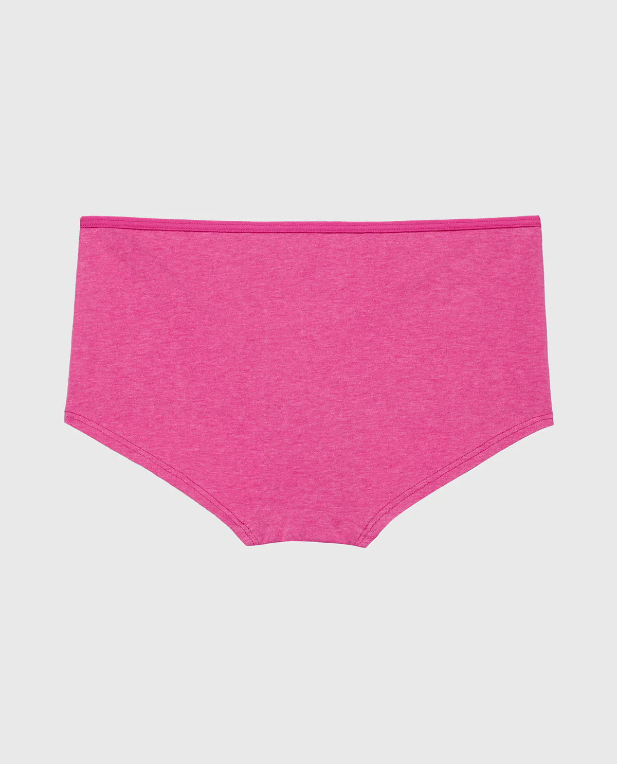 Boyshort Panty in Fuchsia Red Heather - Image 4