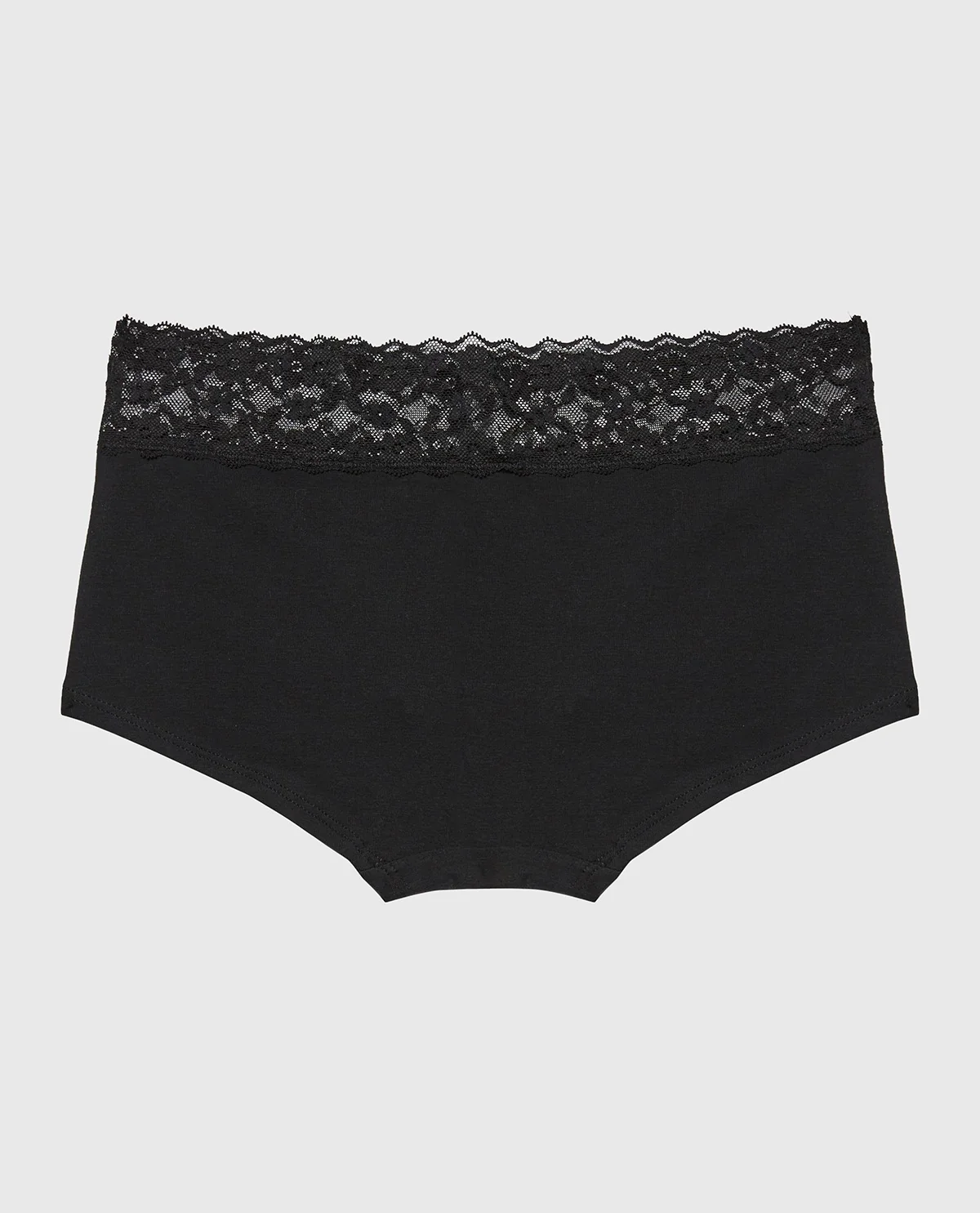 Boyshort Panty in Tuxedo Black - Image 7