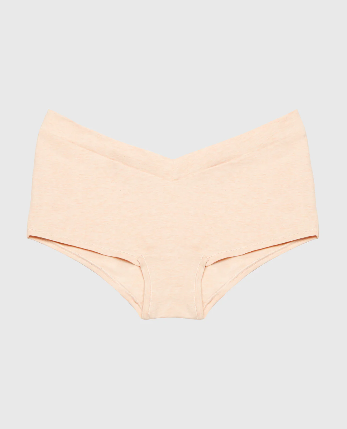 Boyshort Panty Wide Waist in Pearl Blush Heather - Image 4
