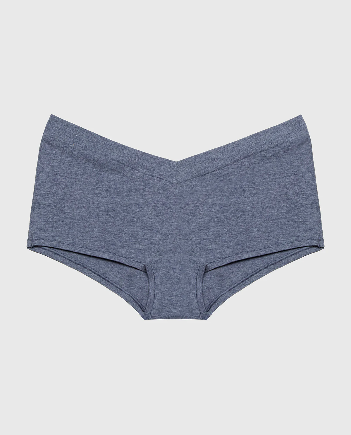 Boyshort Panty Wide Waist in Vintage Indigo Heather - Image 4