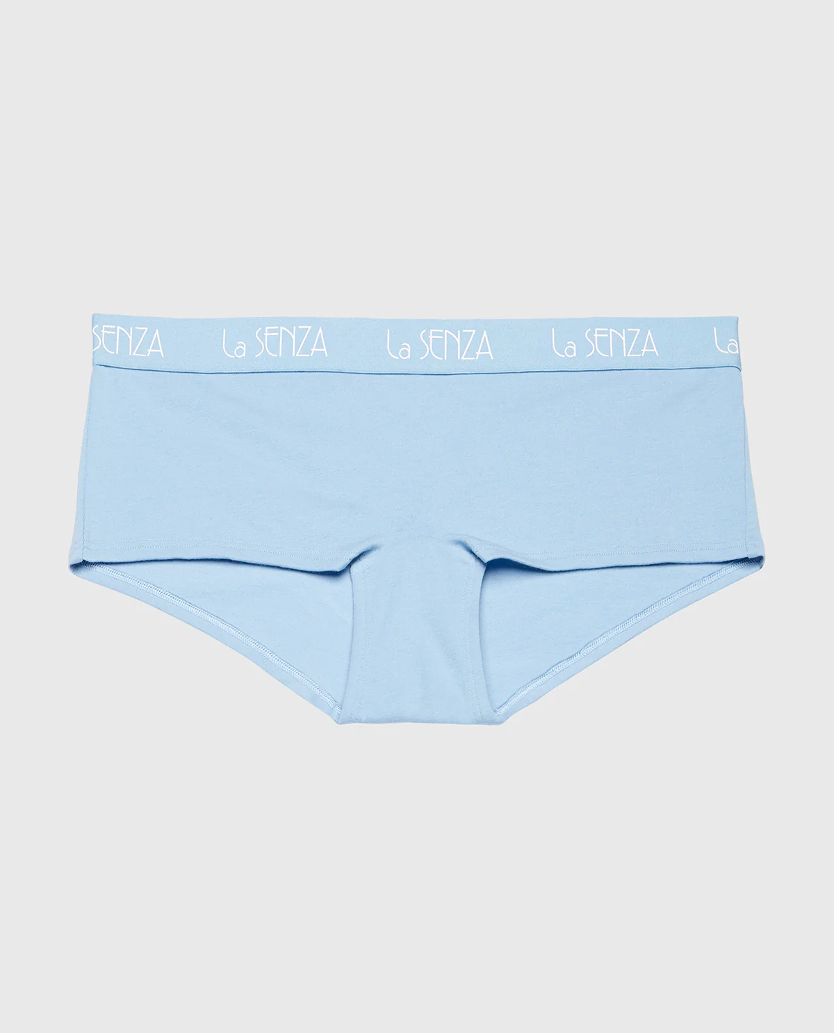 Boyshort Panty with Art Deco Logo in Glacier Lake - Image 4