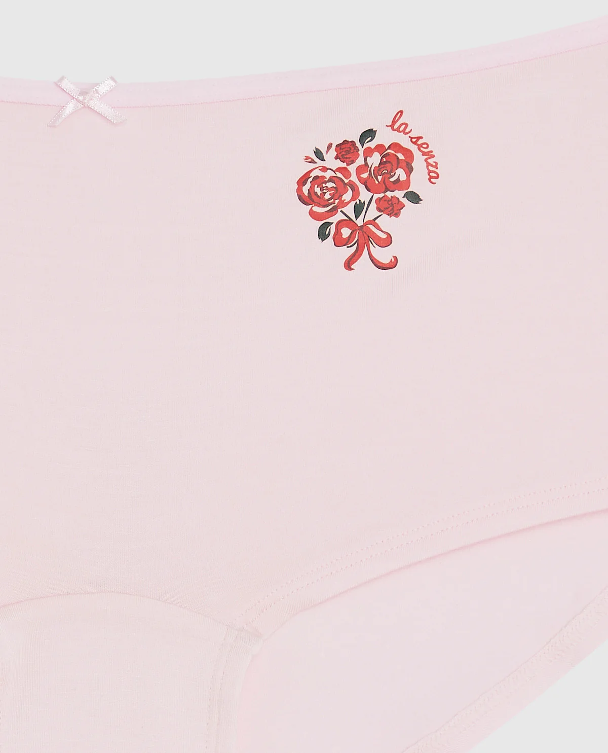 Boyshort Panty with Bow in Pink-A-Boo - Image 6
