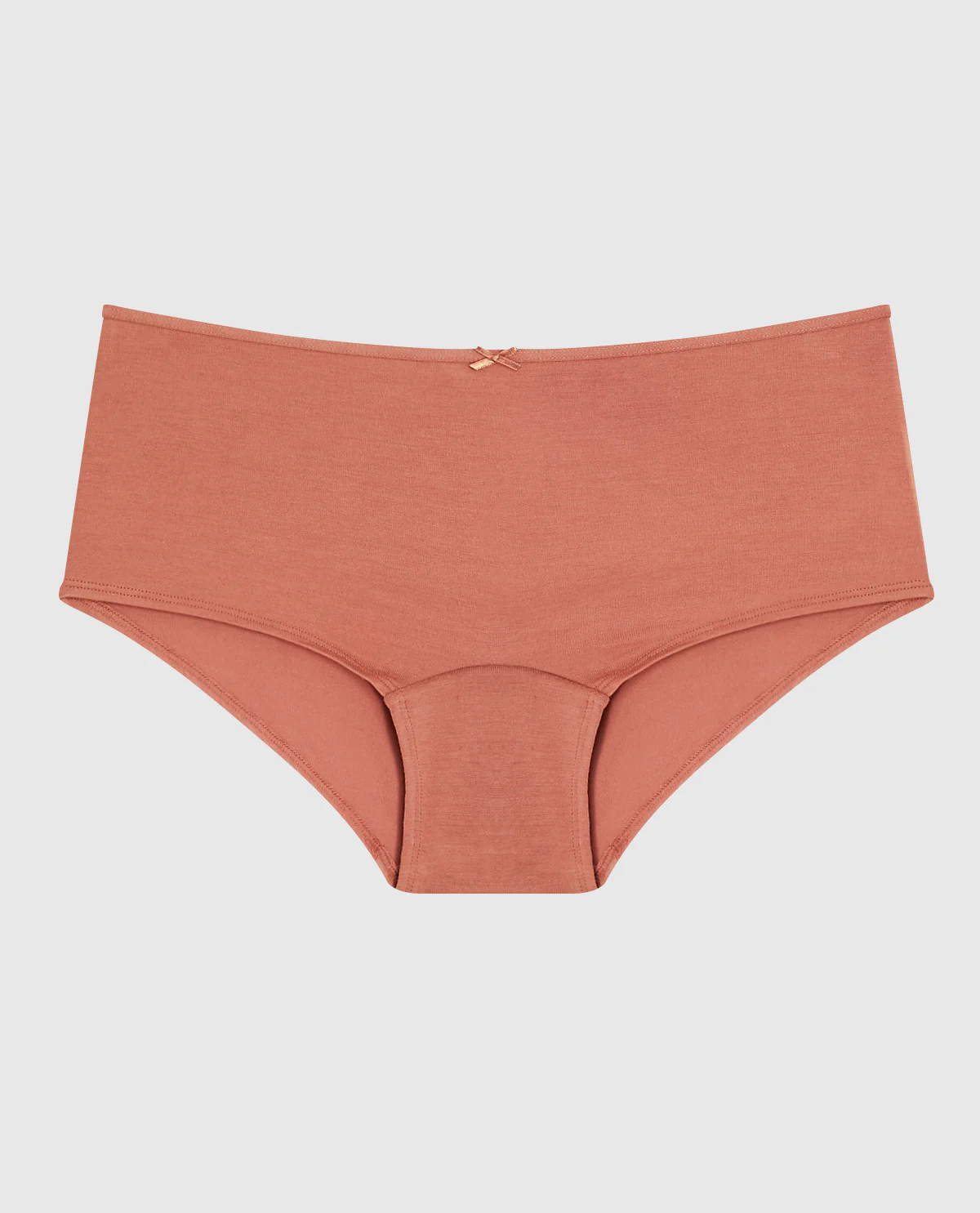 Boyshort Panty with Bow in Rosy Blush - Image 4