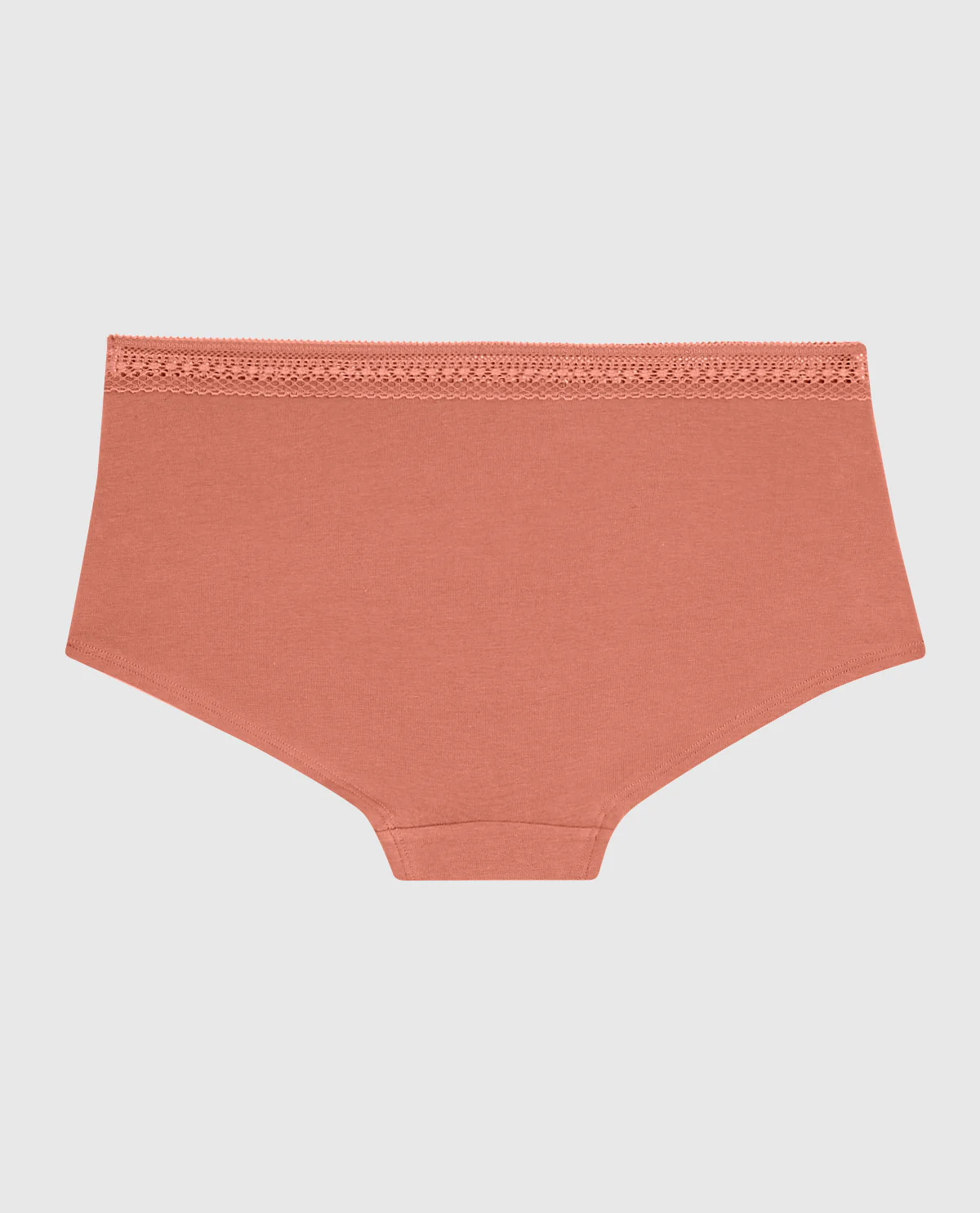 Boyshort Panty with Elemental Lace in Rosy Blush - Image 5