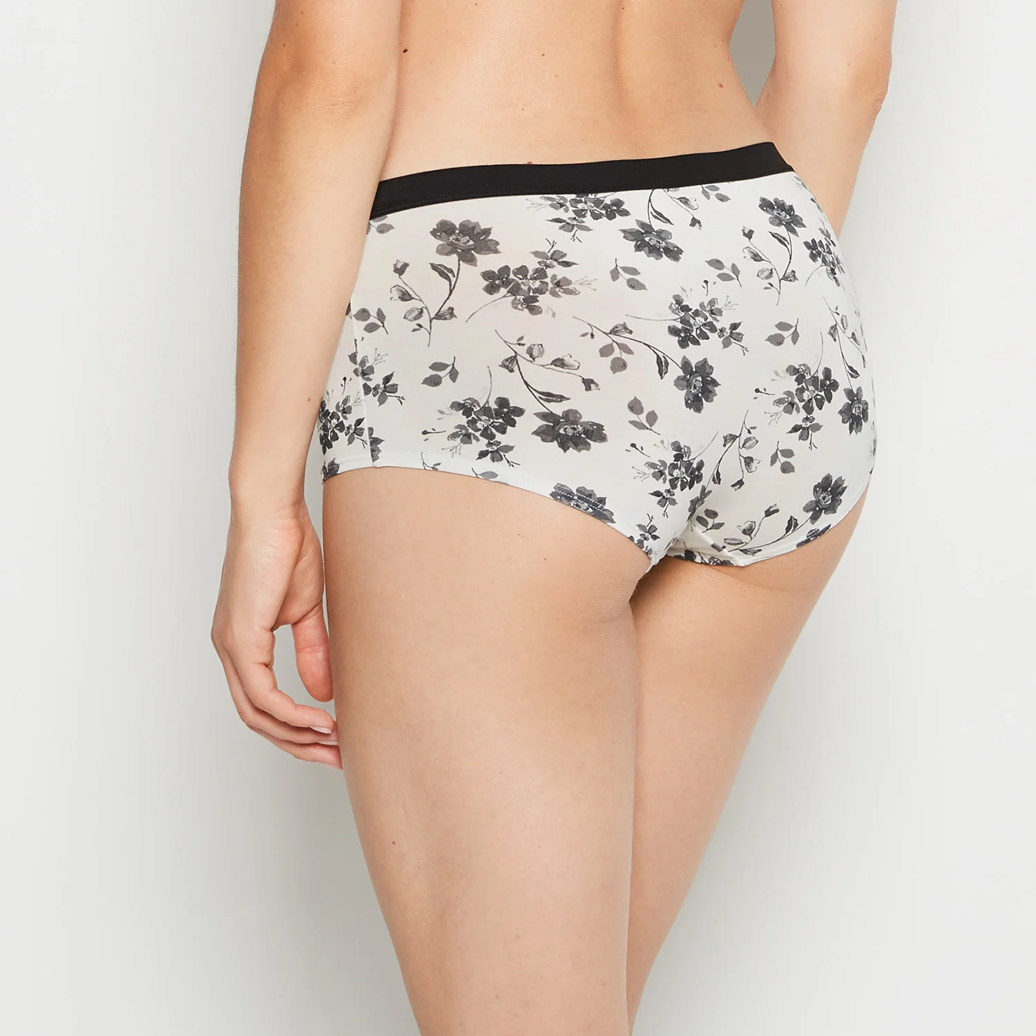 Boyshort Panty With Vanishing Trim in Goddess Floral - Image 3