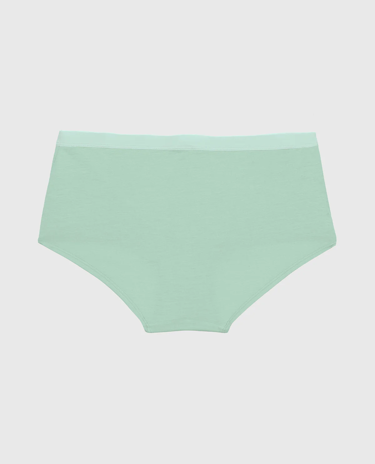 Boyshort Panty with Vanishing Trim in Mist Green - Image 5