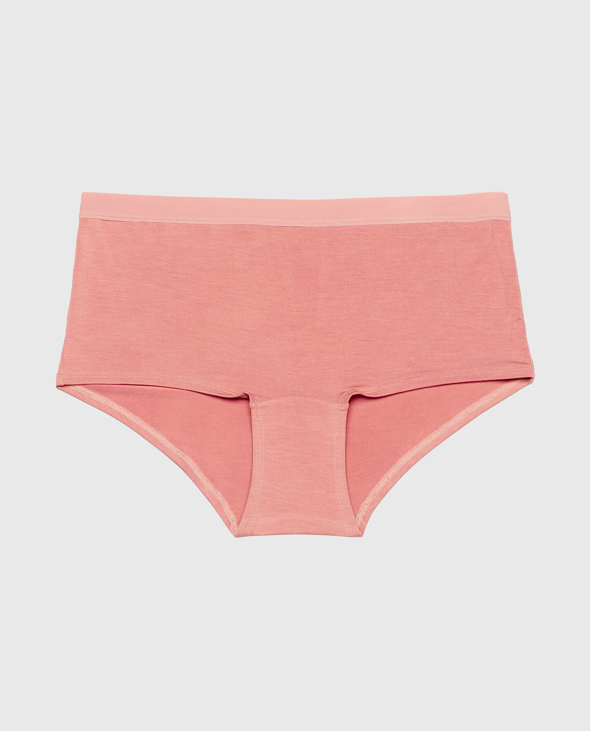 Boyshort Panty With Vanishing Trim in Old Rose - Image 4