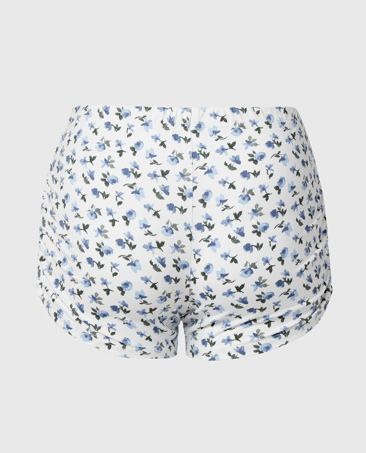 Casual Sleep Jersey Side Scrunch Short in Breezy Mid Floral - Image 5