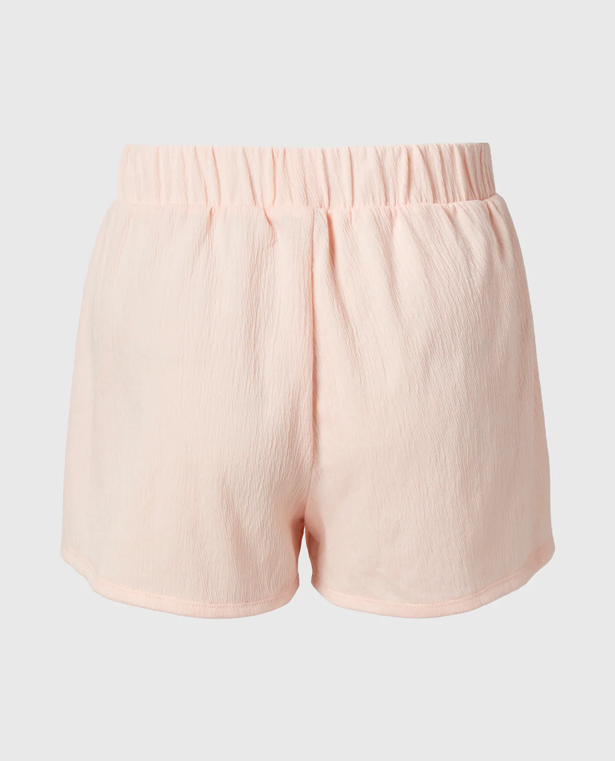 Casual Sleep Textured Knit Boxer Short in Pearl Blush - Image 5