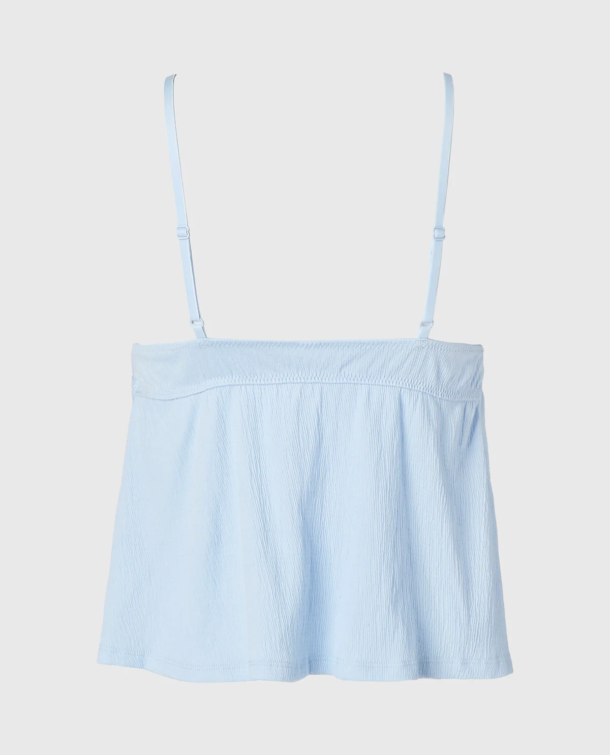 Casual Sleep Textured Knit Tank in Skyway - Image 4