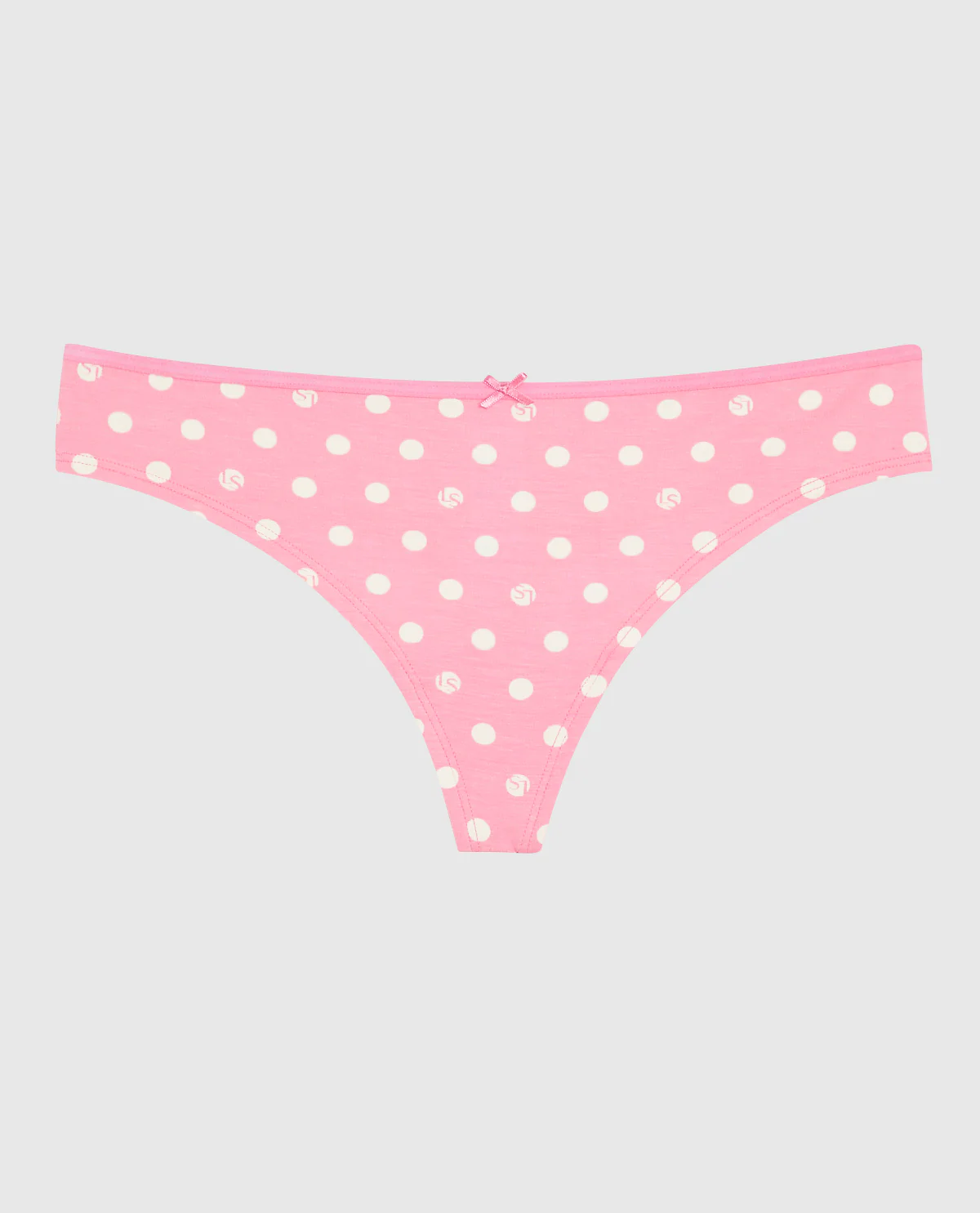 Thong Panty with Bow in LS Dot - Image 4