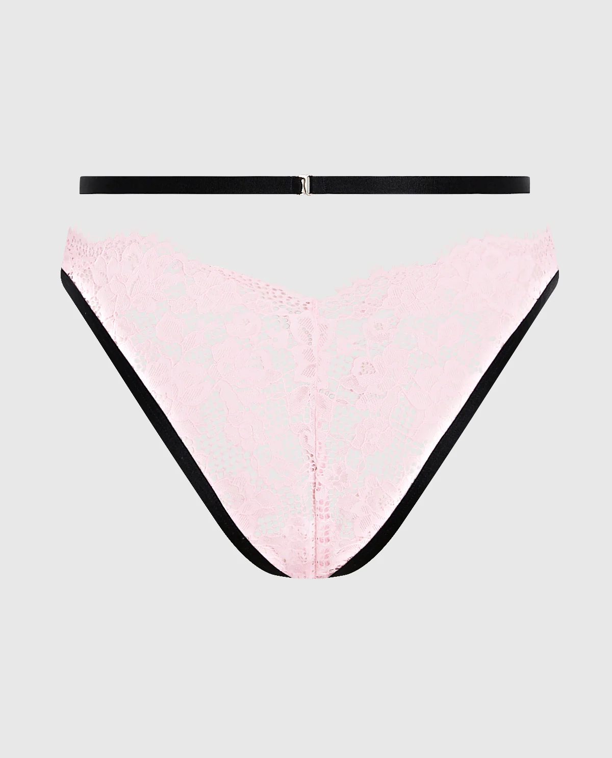 Cheeky Panty with Garter in Pink-A-Boo - Image 5