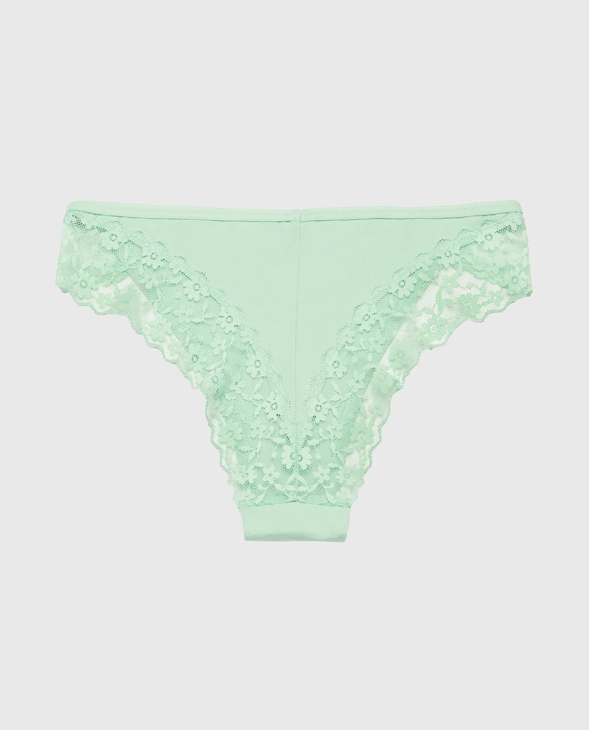 Cheeky Panty With Lace Trim in Hemlock - Image 4