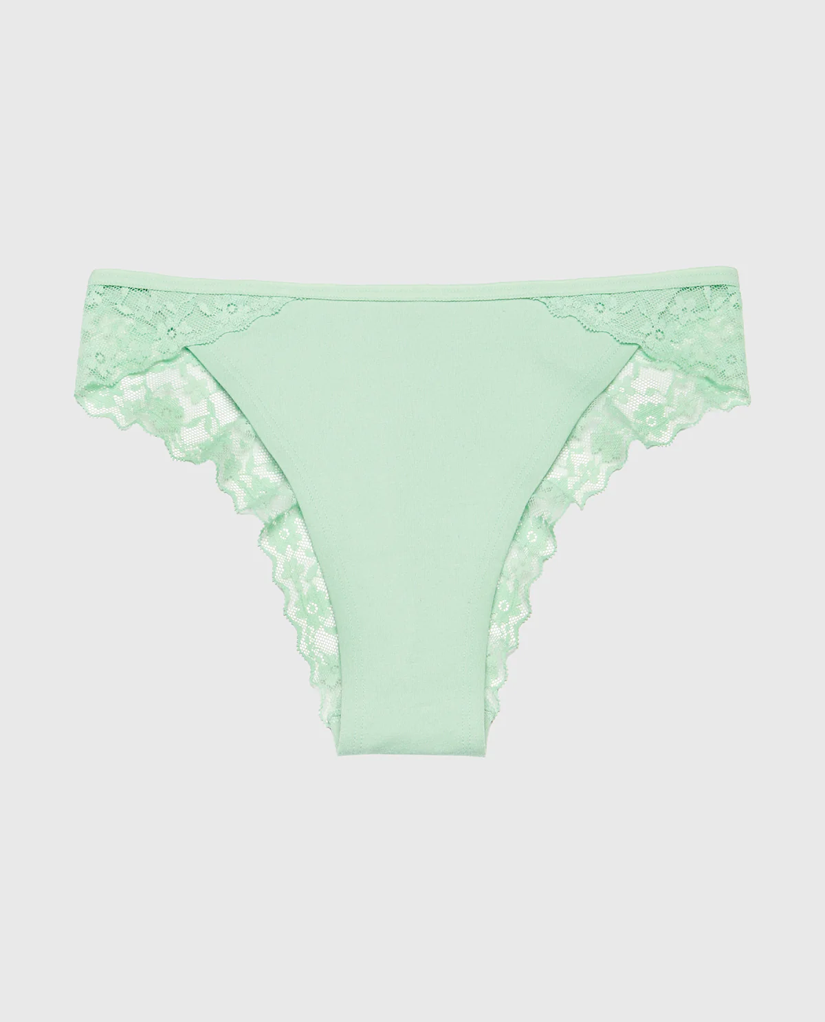 Cheeky Panty With Lace Trim in Hemlock - Image 5