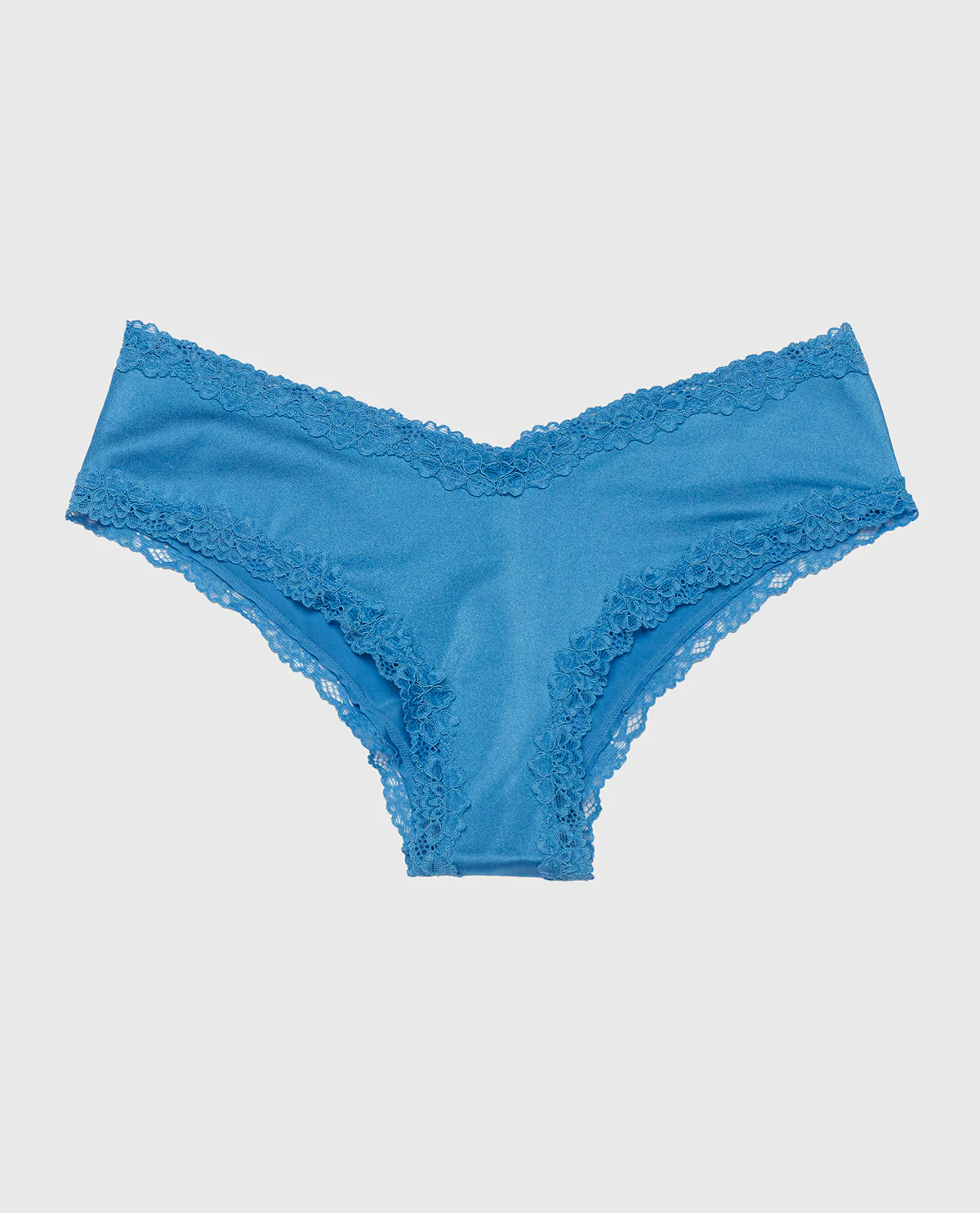 Cheeky Panty with Lace Trim in Pacific Coast - Image 4
