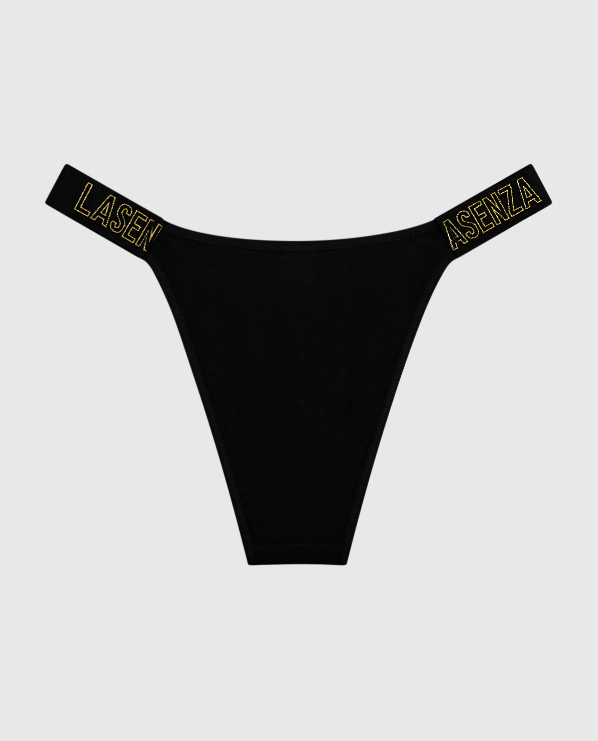 Cheeky Panty with Logo Band in Smoulder Black - Image 6