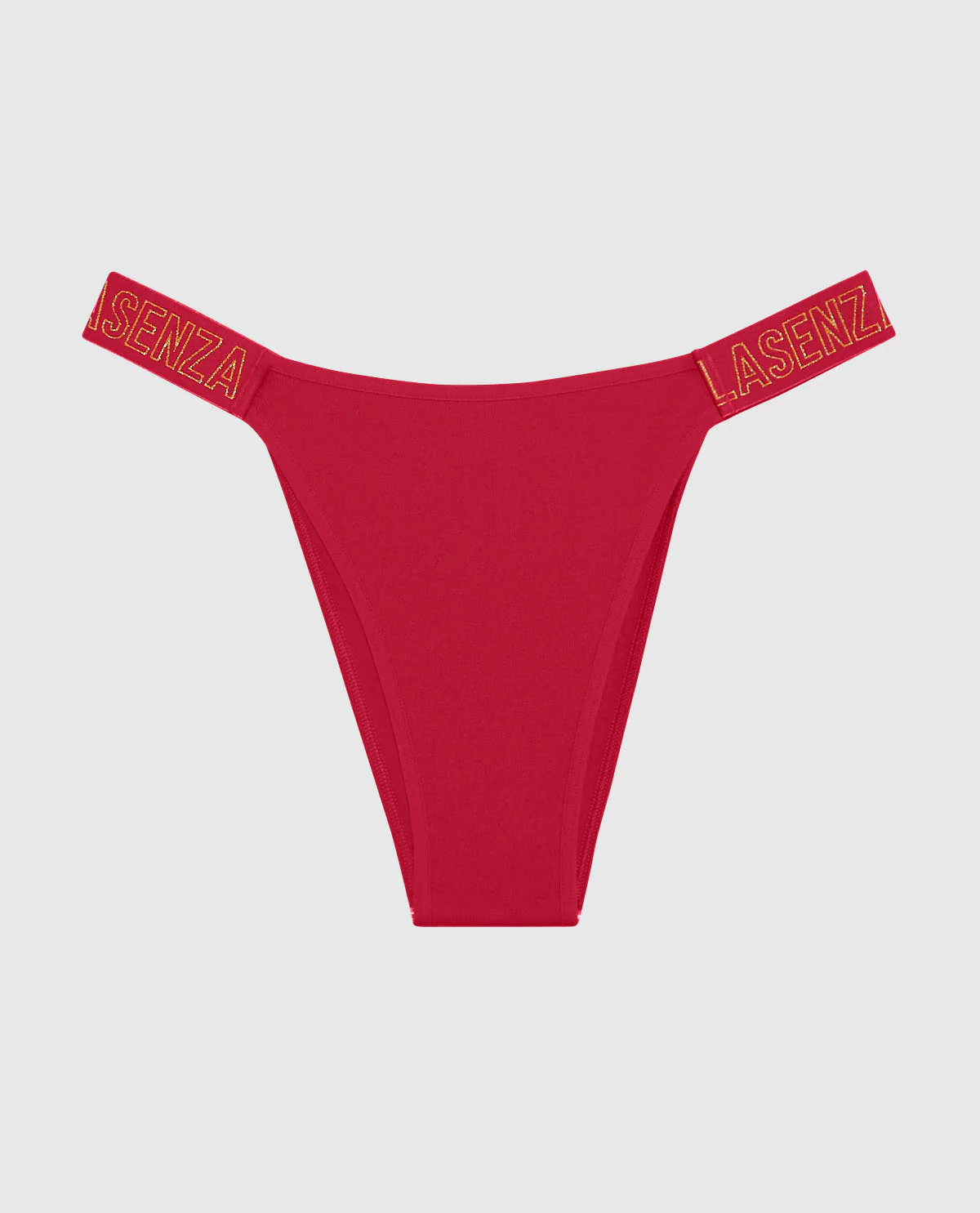 Cheeky Panty with Logo Band in Cosmo Red - Image 5
