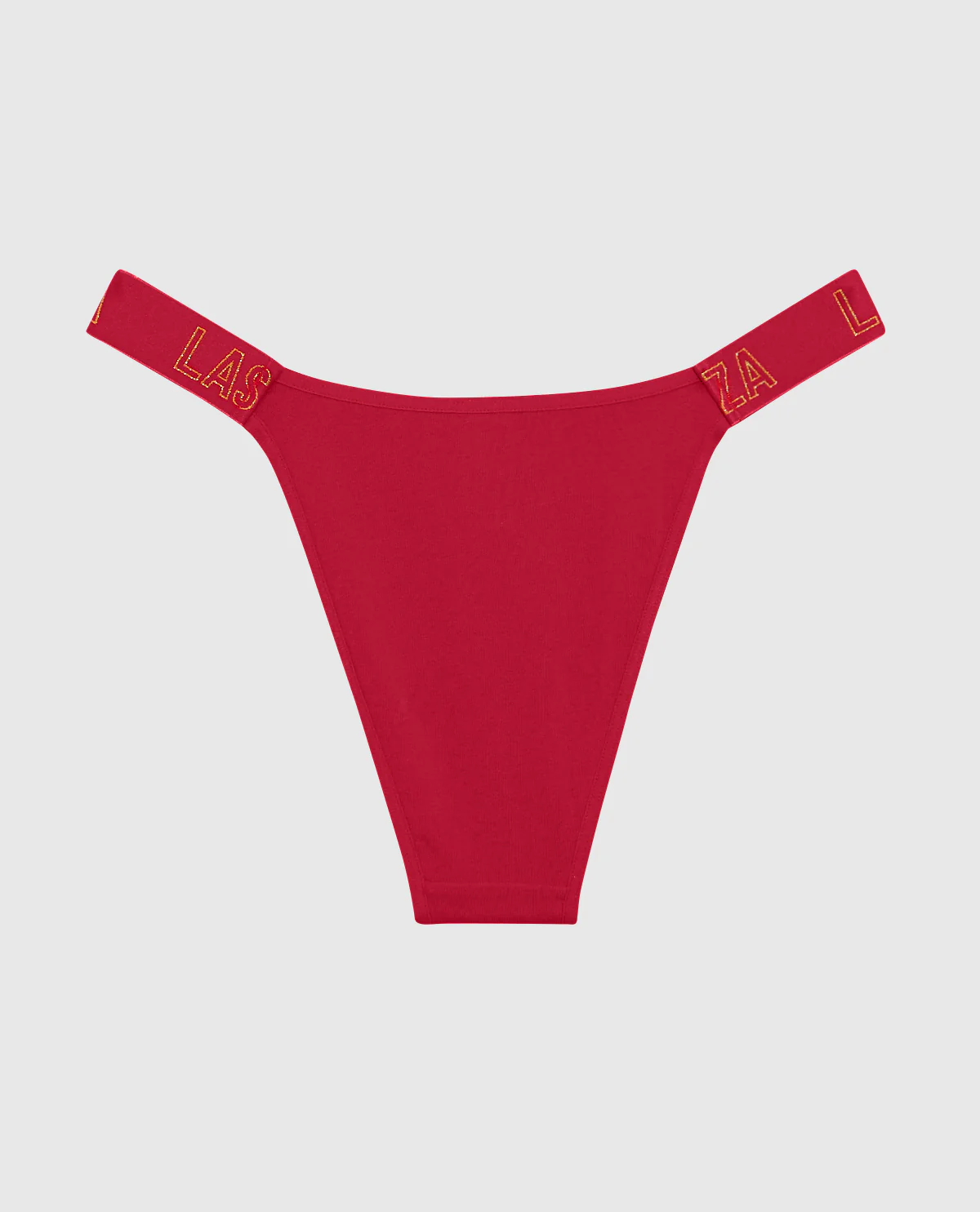Cheeky Panty with Logo Band in Cosmo Red - Image 6