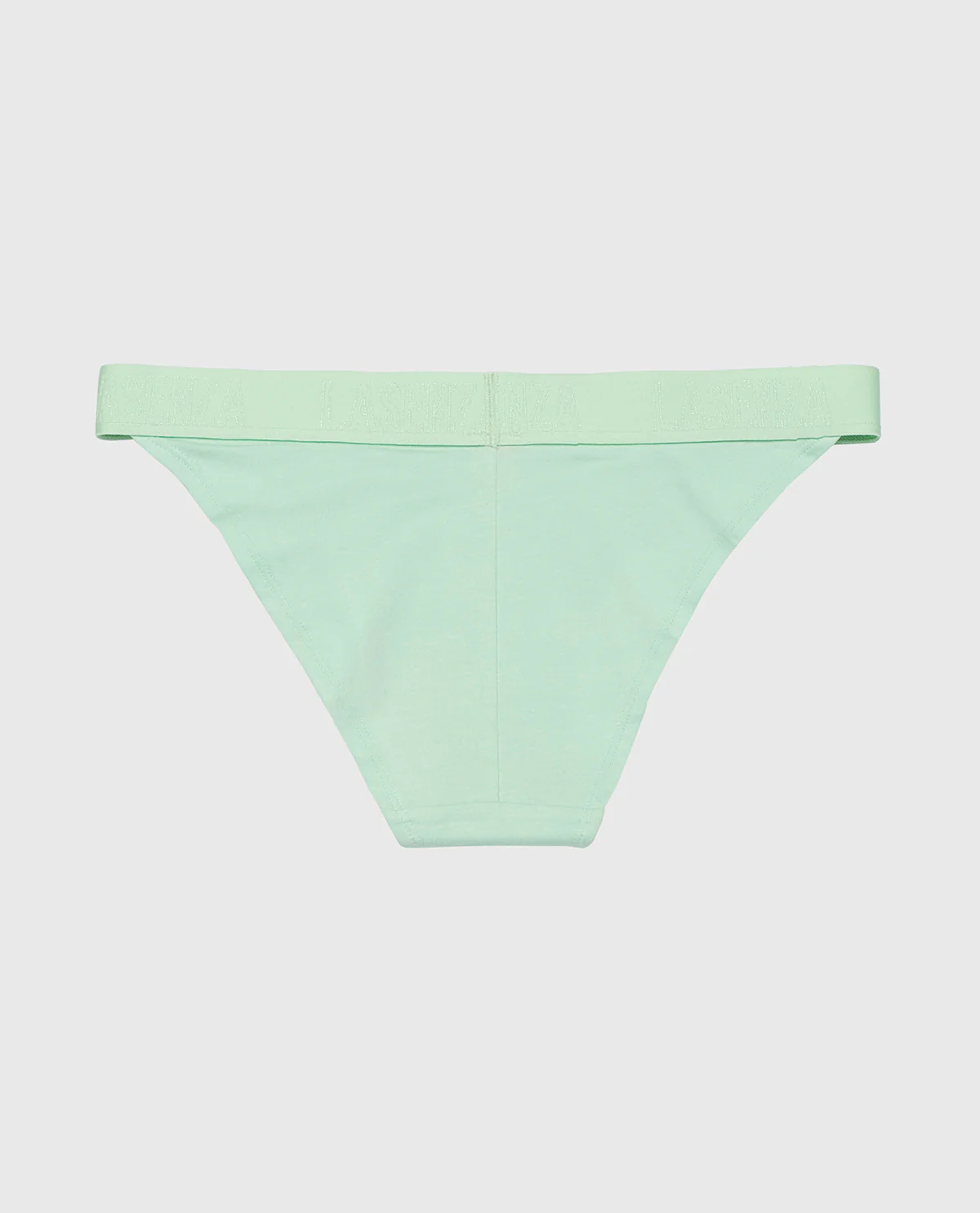 Cheeky Panty with Logo Band in Mist Green - Image 5
