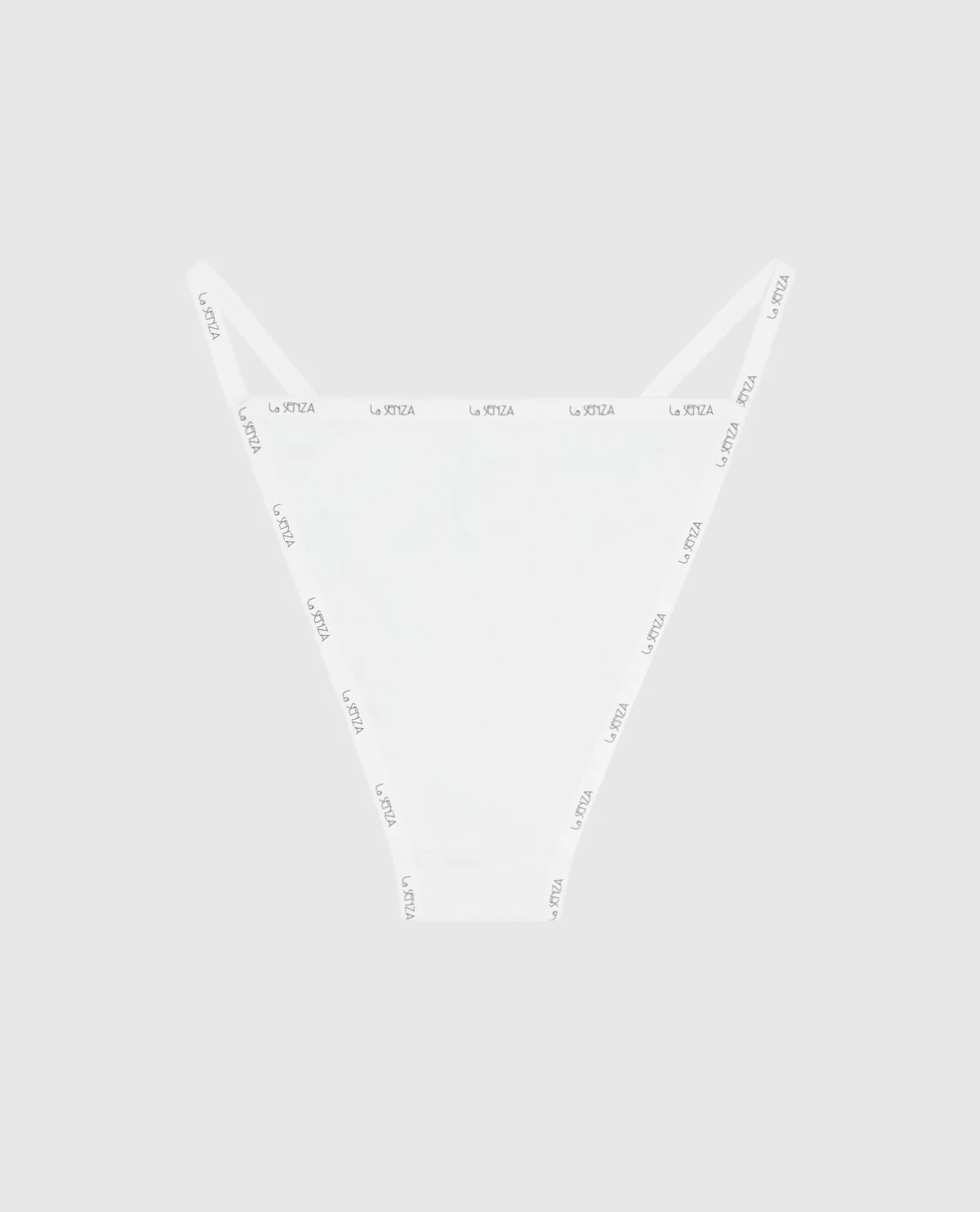 Cheeky Panty with Logo Trim in Ivory - Image 5