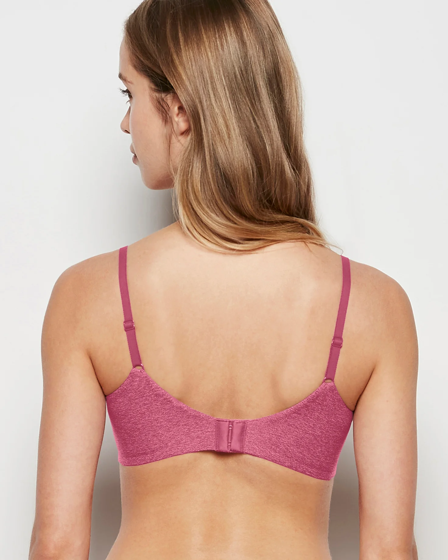 Comfort Lightly Lined Demi Bra in Electric Rouge - Image 3