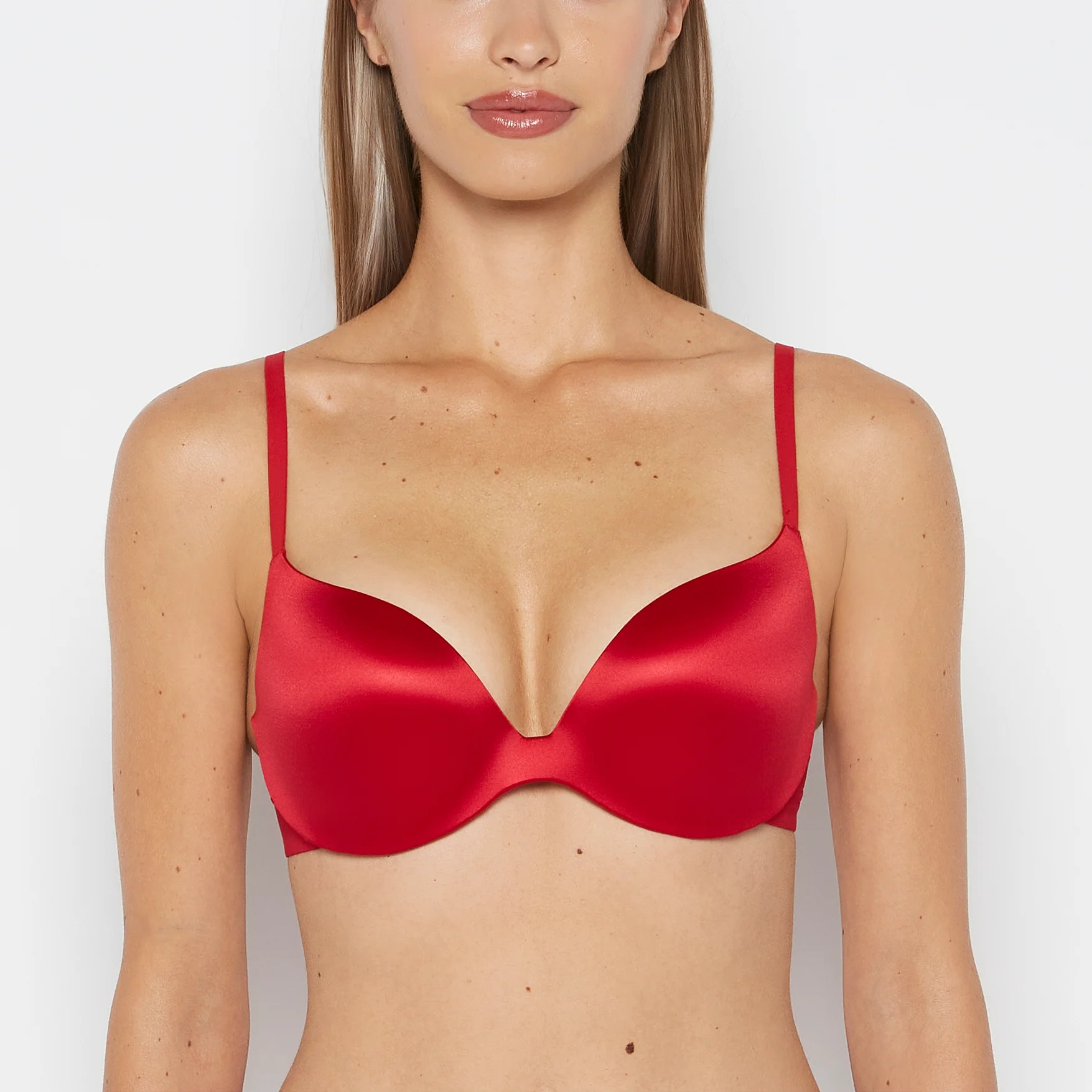 Comfort Push Up Bra in Crimson
