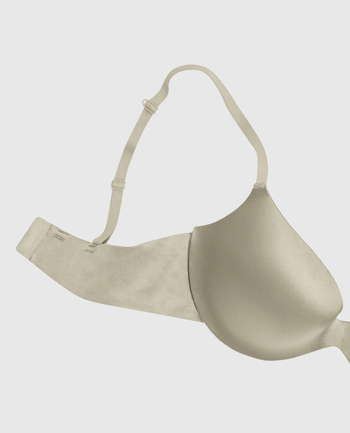 Comfort Push Up Bra in Stone Grey - Image 6