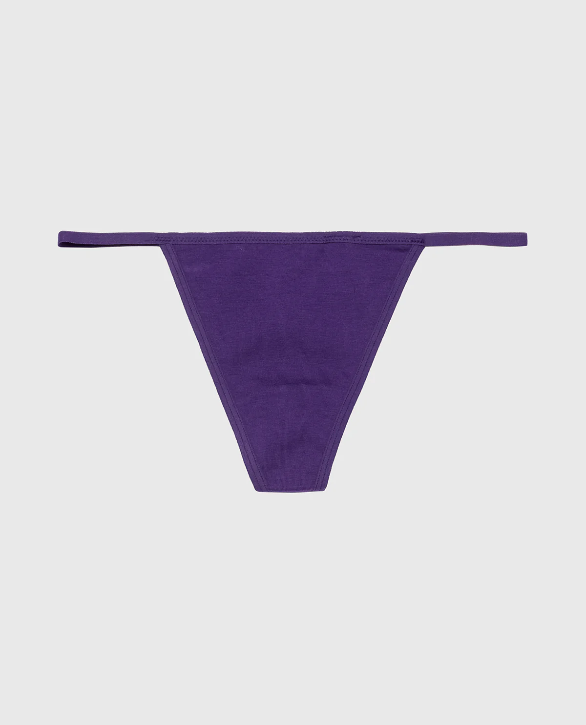 Cotton G-String Panty in Petunia Purple - Image 4