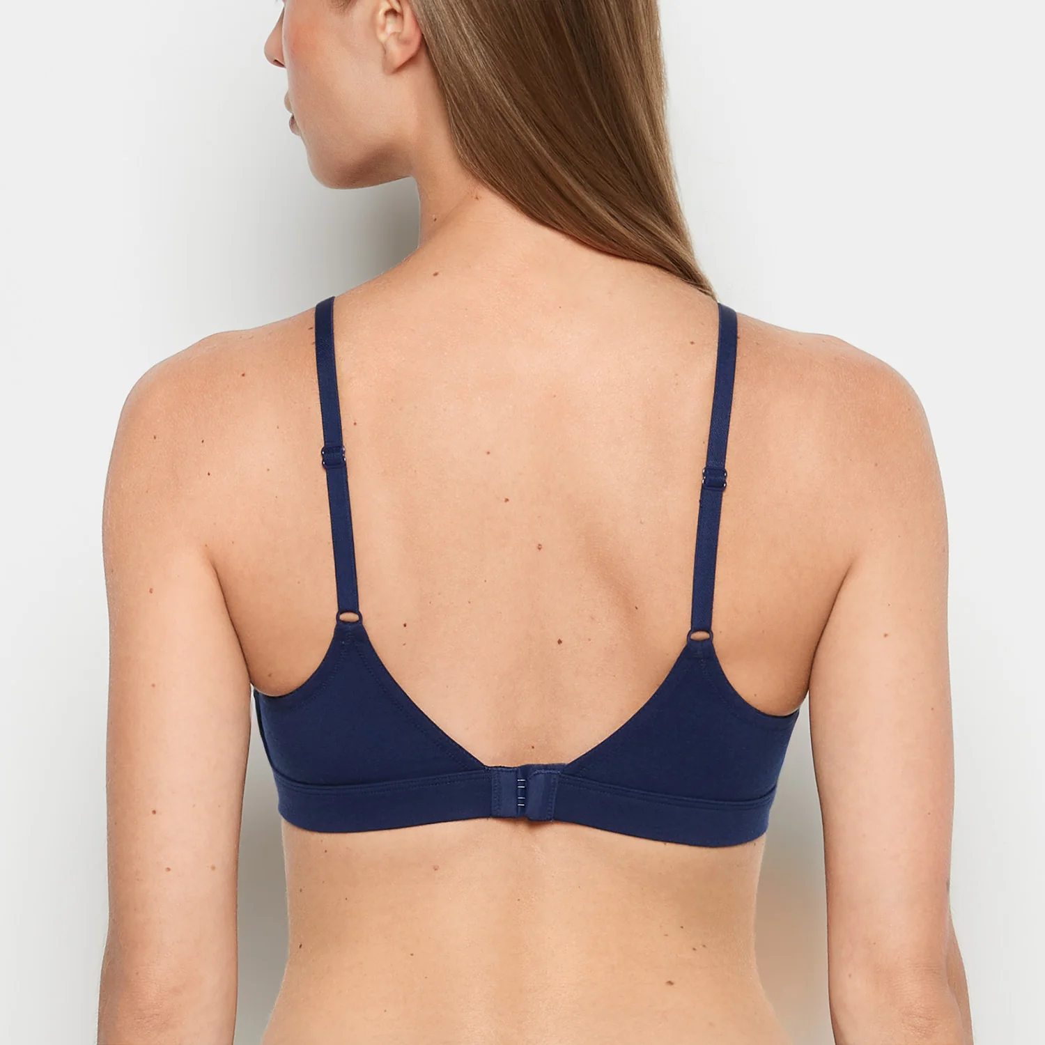 Cotton Scoop Bralette in Ocean Cavern - Image 3