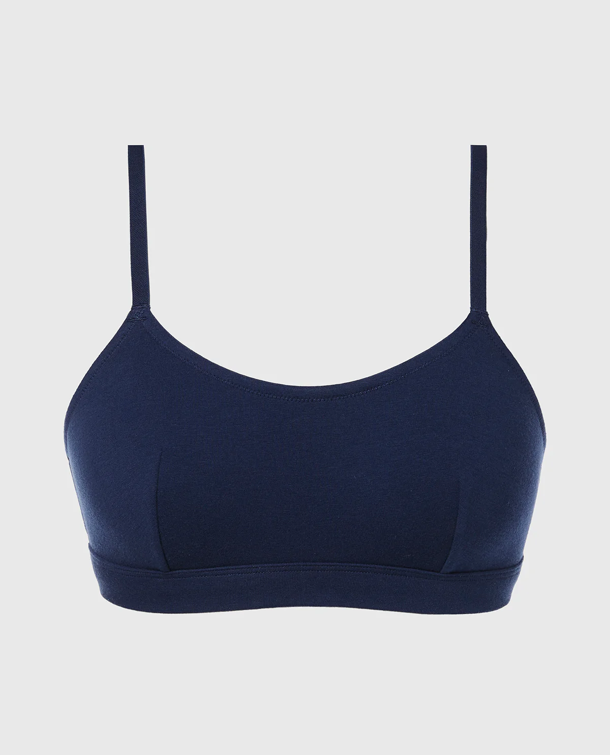 Cotton Scoop Bralette in Ocean Cavern - Image 4