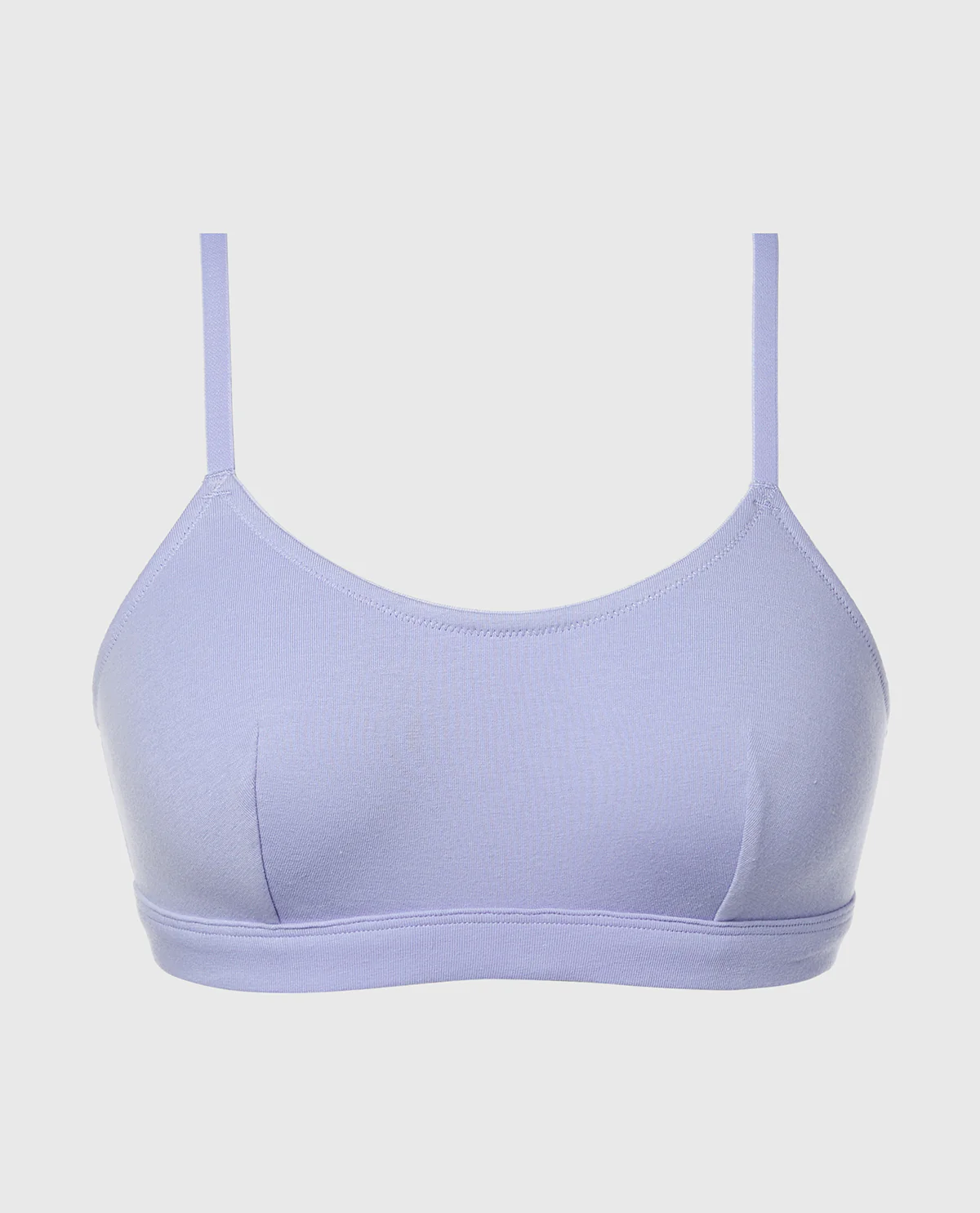 Cotton Scoop Bralette in Periwinkle Dream - Image 4
