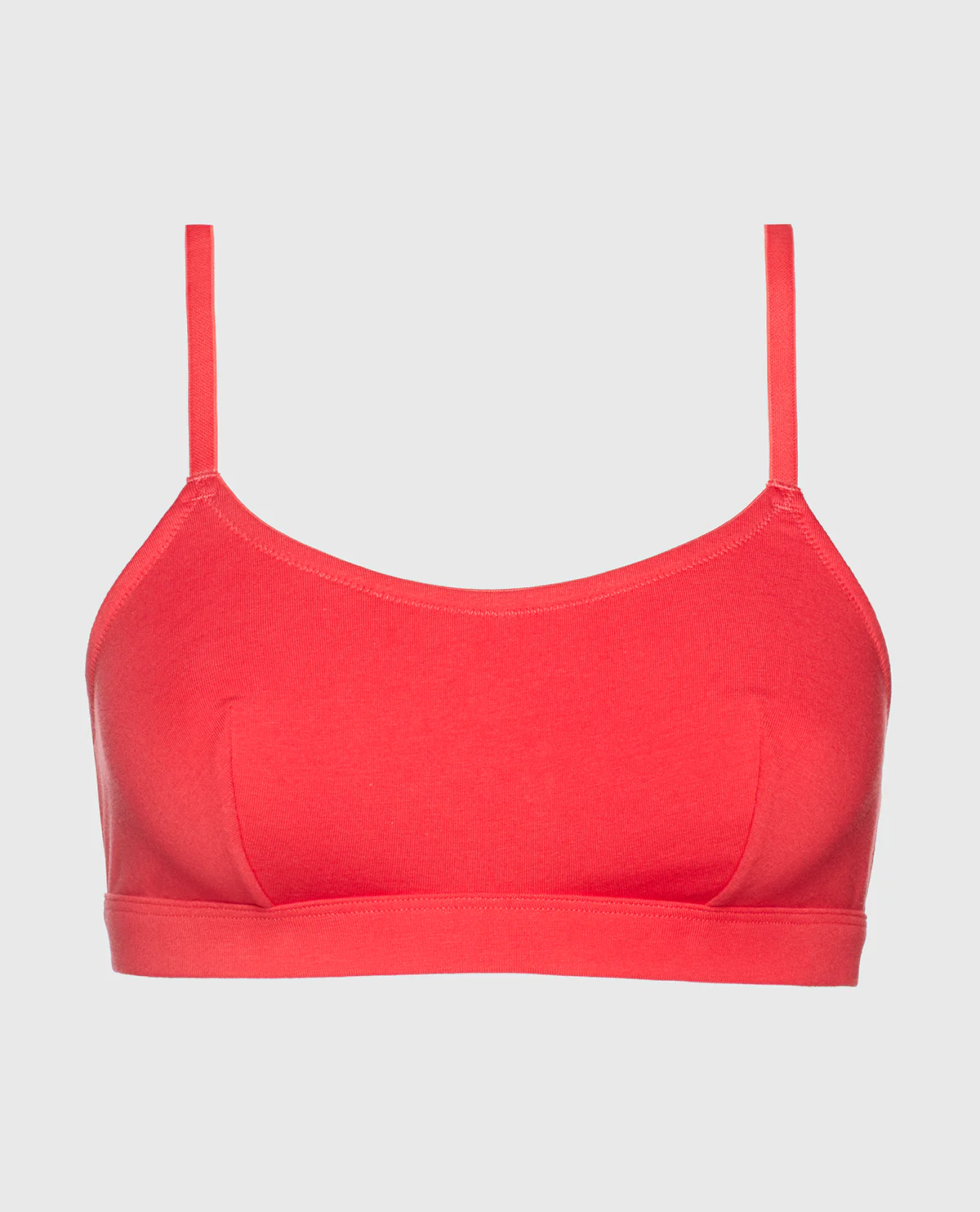 Cotton Scoop Bralette in Tart Berry - Image 4