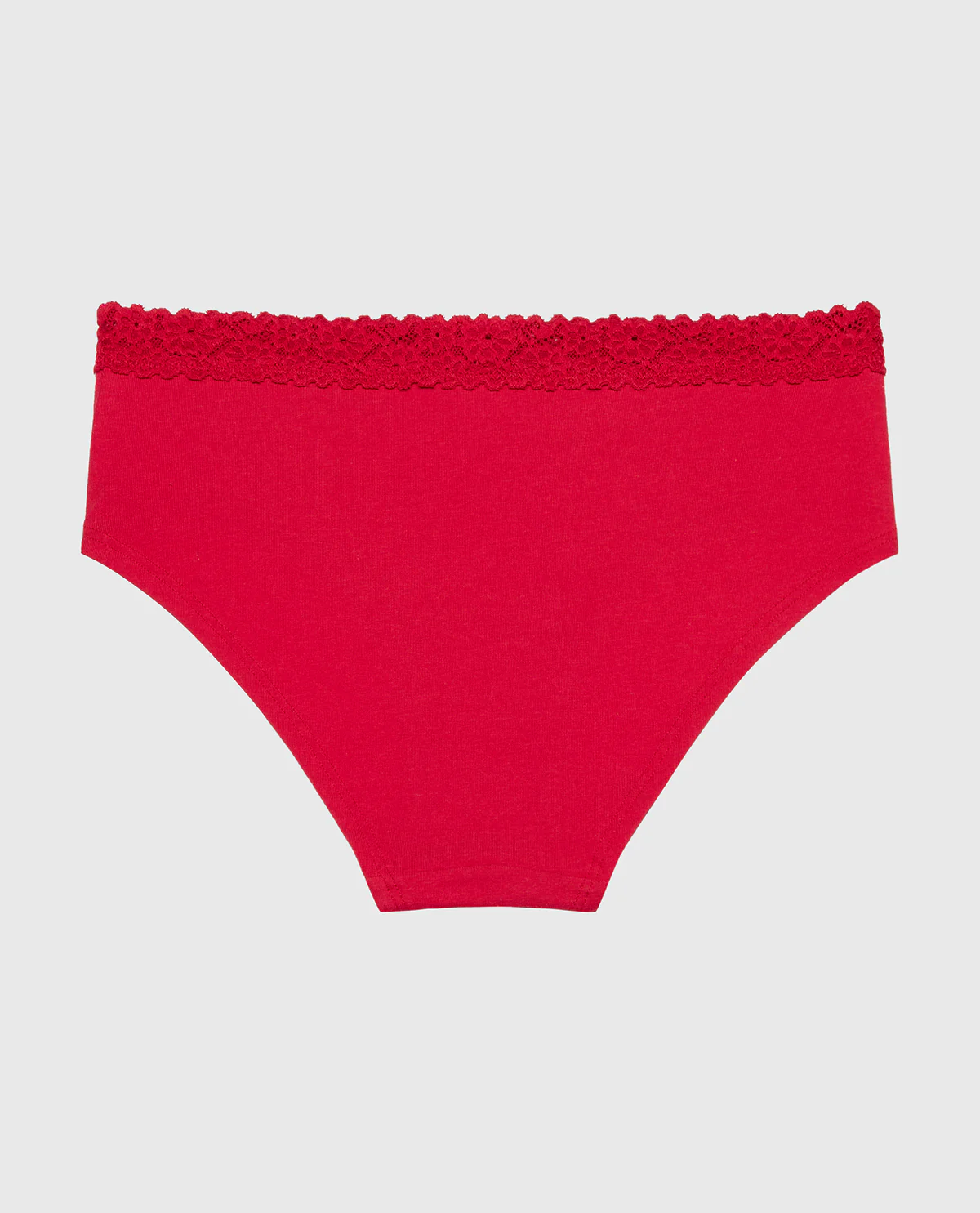 Cozy Trim Hipster Panty in Crimson - Image 5