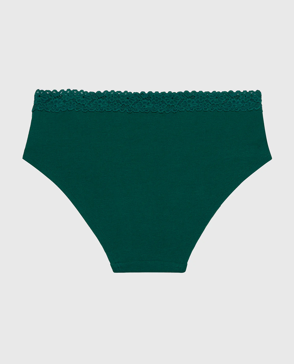Cozy Trim Hipster Panty in Emerald Green - Image 5