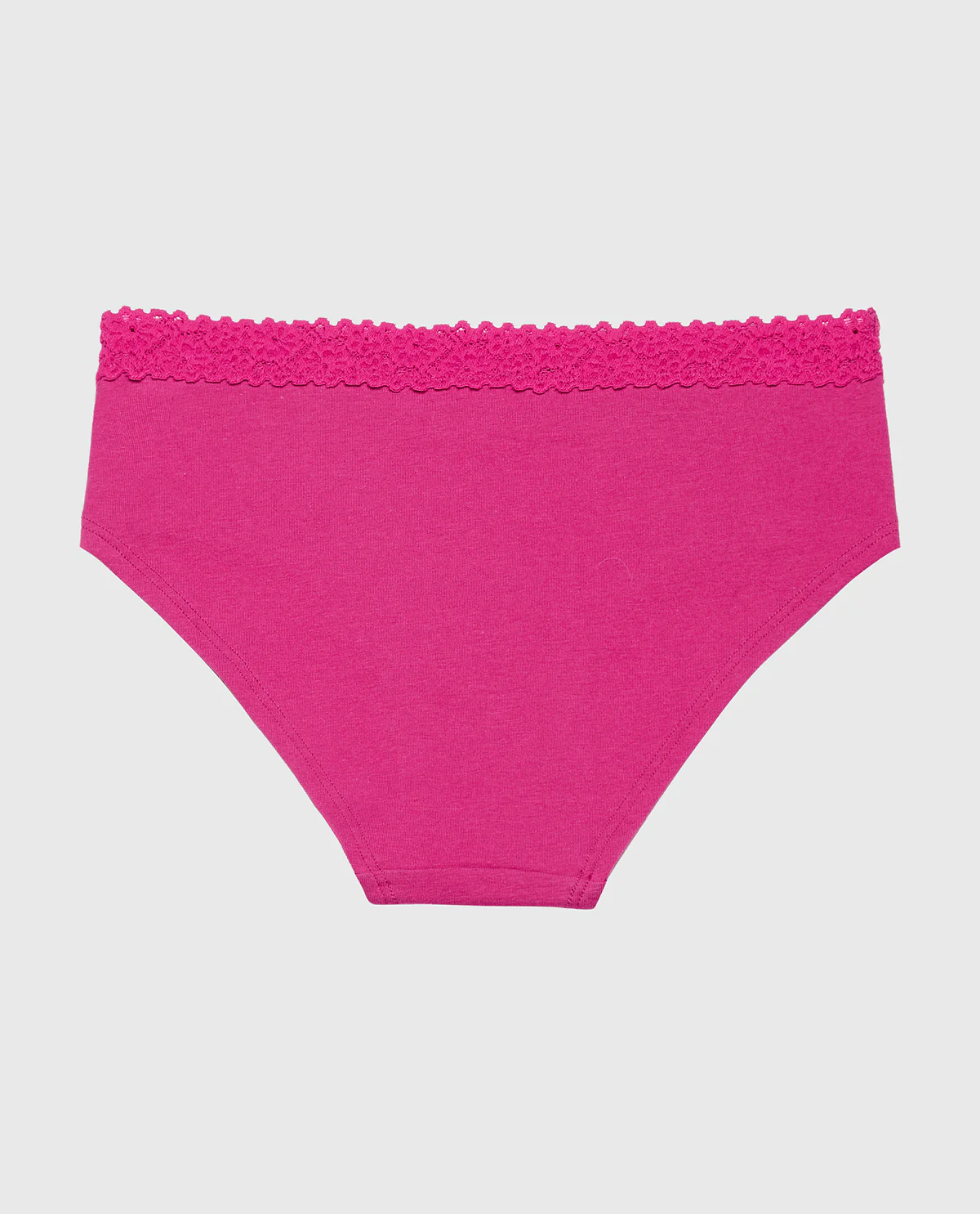 Cozy Trim Hipster Panty in Fuchsia Red - Image 5