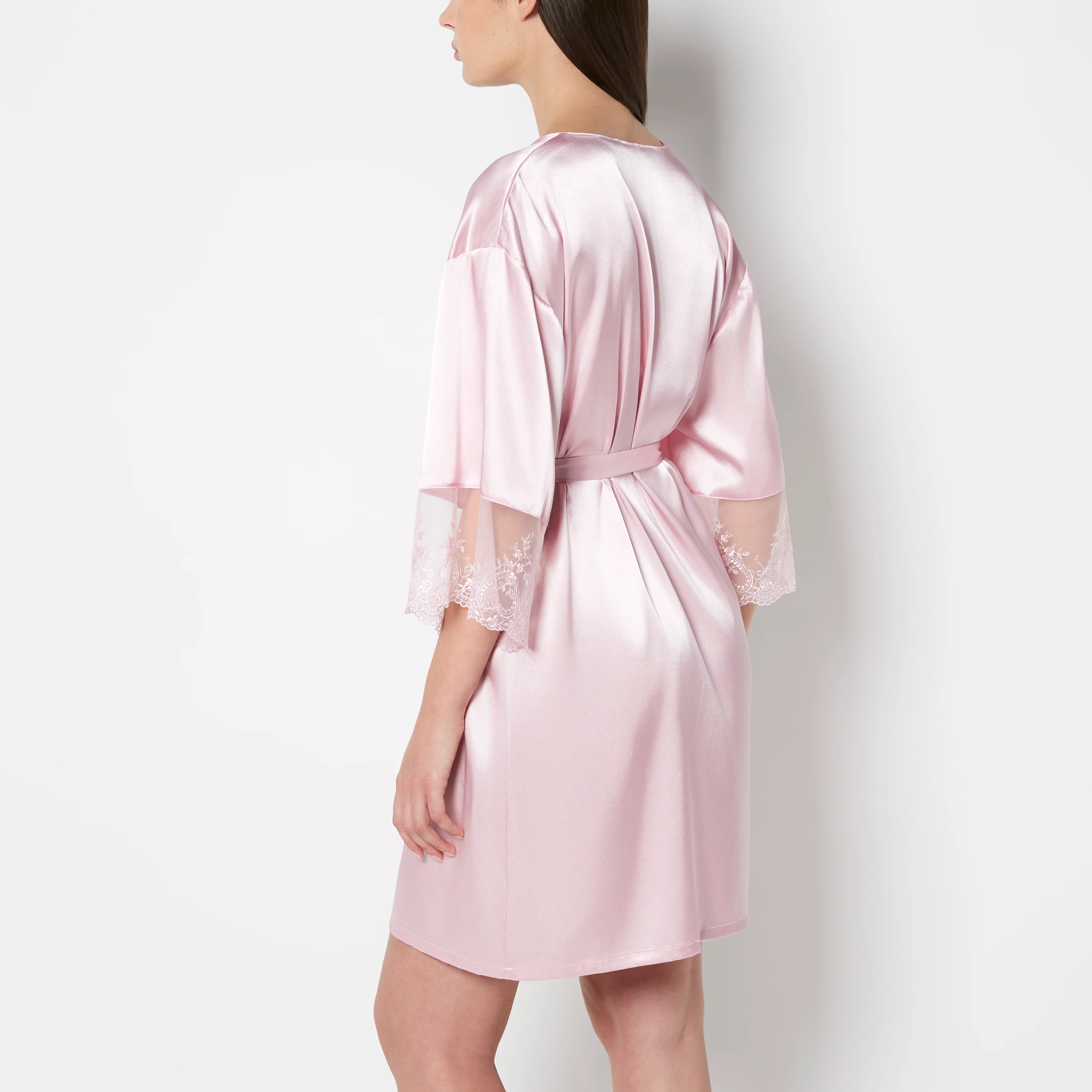 Designer Collection Robe With Be Mine Embroidery in Sweet Dream - Image 3