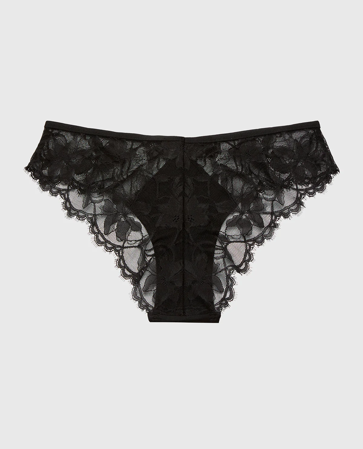 Diva Cheeky Panty With Afterglow Lace in Tuexdo Black - Image 5