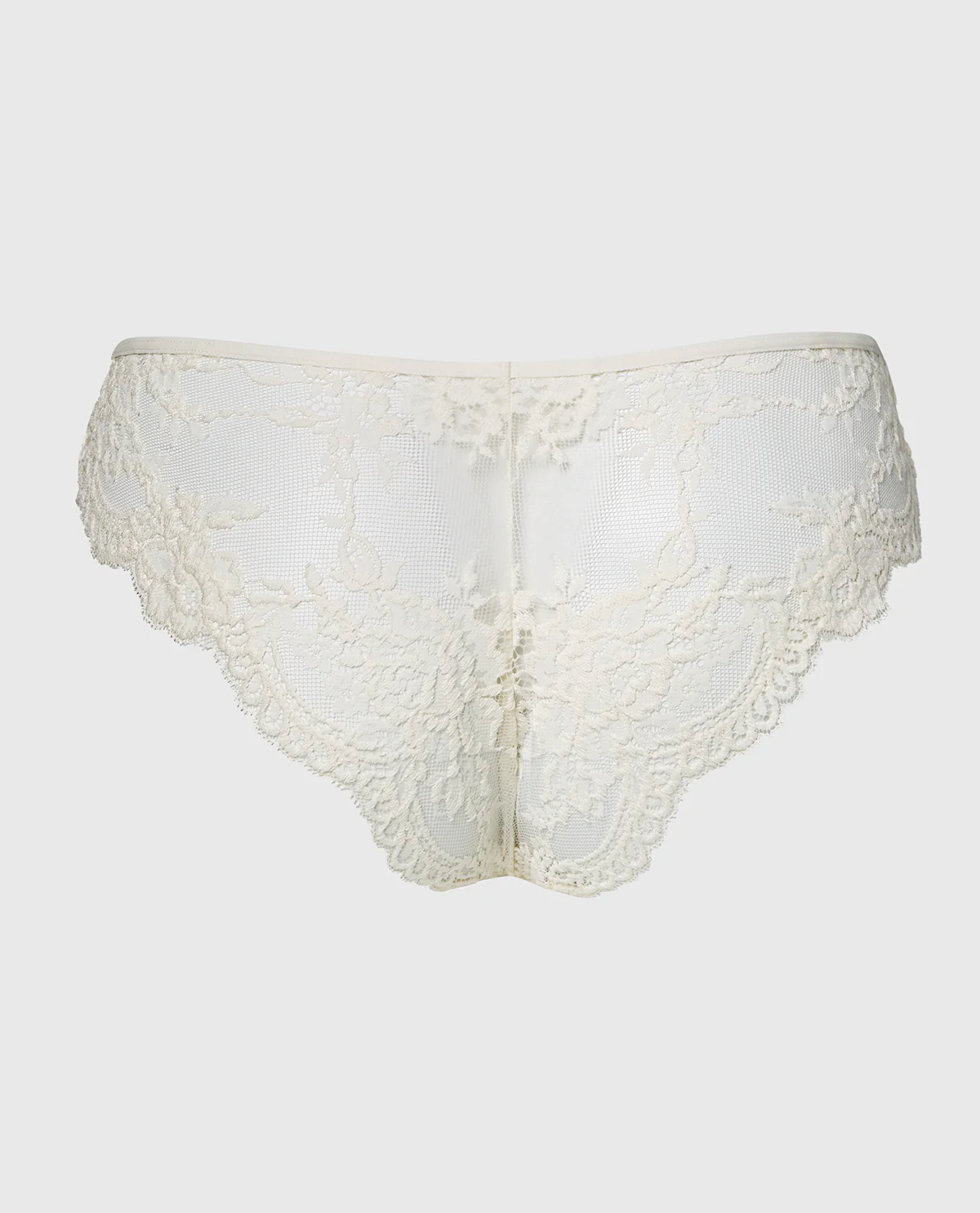 Diva Cheeky V-Waist Lace Panty in Egret - Image 5